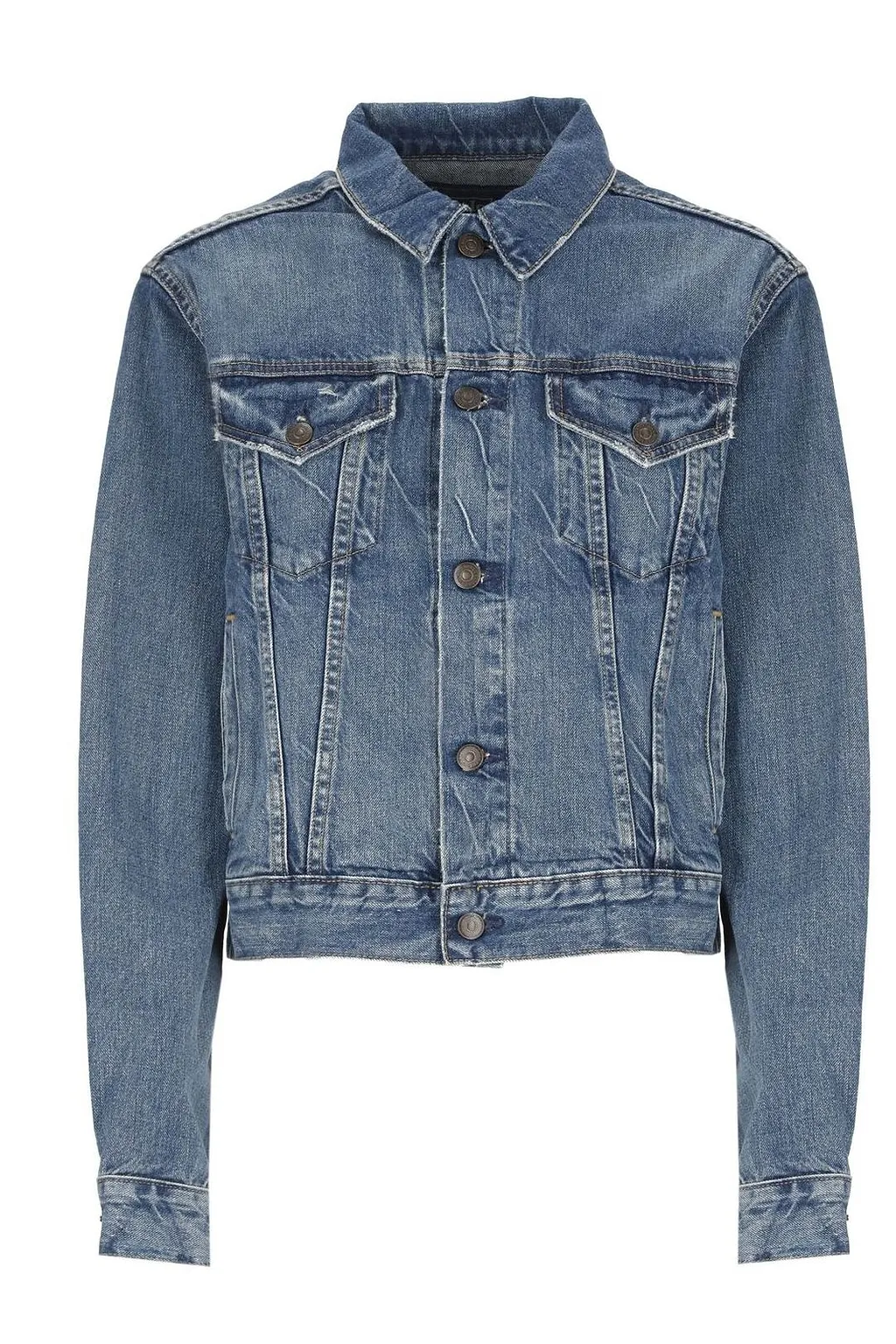 Polo Ralph Lauren Logn Sleeved Buttoned Denim Jacket