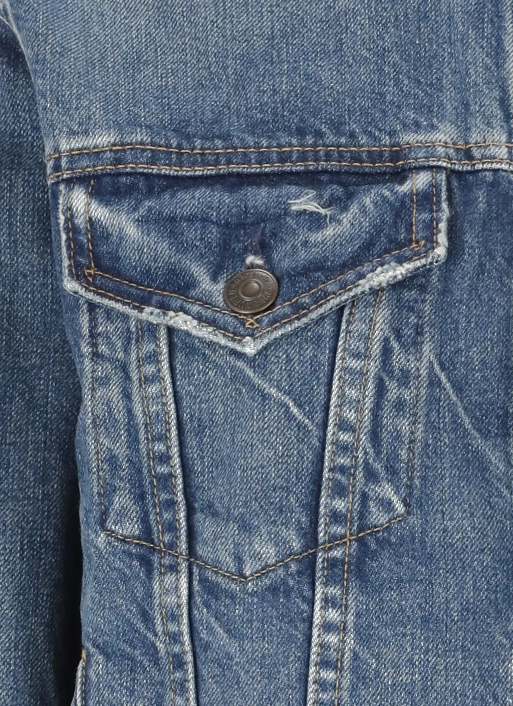 Polo Ralph Lauren Logn Sleeved Buttoned Denim Jacket