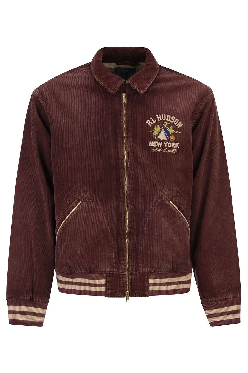 Polo Ralph Lauren Corduroy Graphic Track Jacket