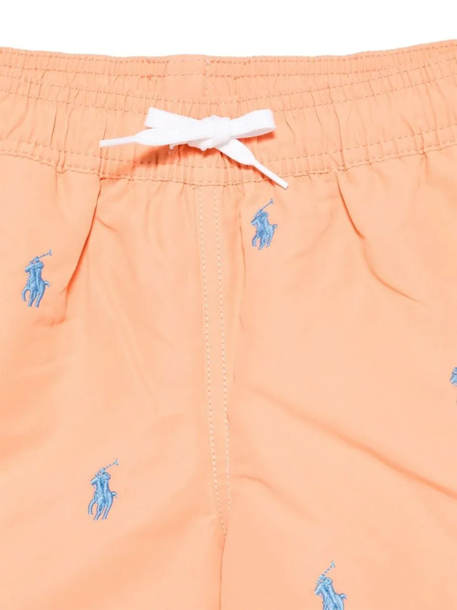 Polo Ralph Lauren Kids Embroidered Swim Shorts