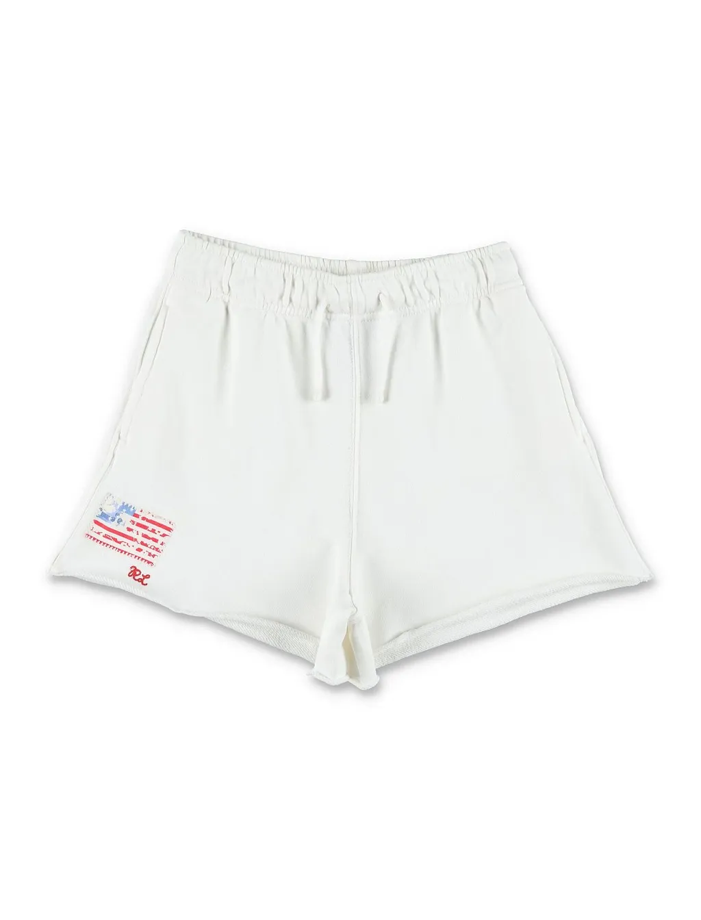 Polo Ralph Lauren Kids Flag Appliqué Girls Shorts