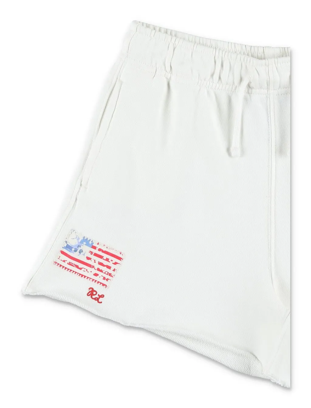 Polo Ralph Lauren Kids Flag Appliqué Girls Shorts