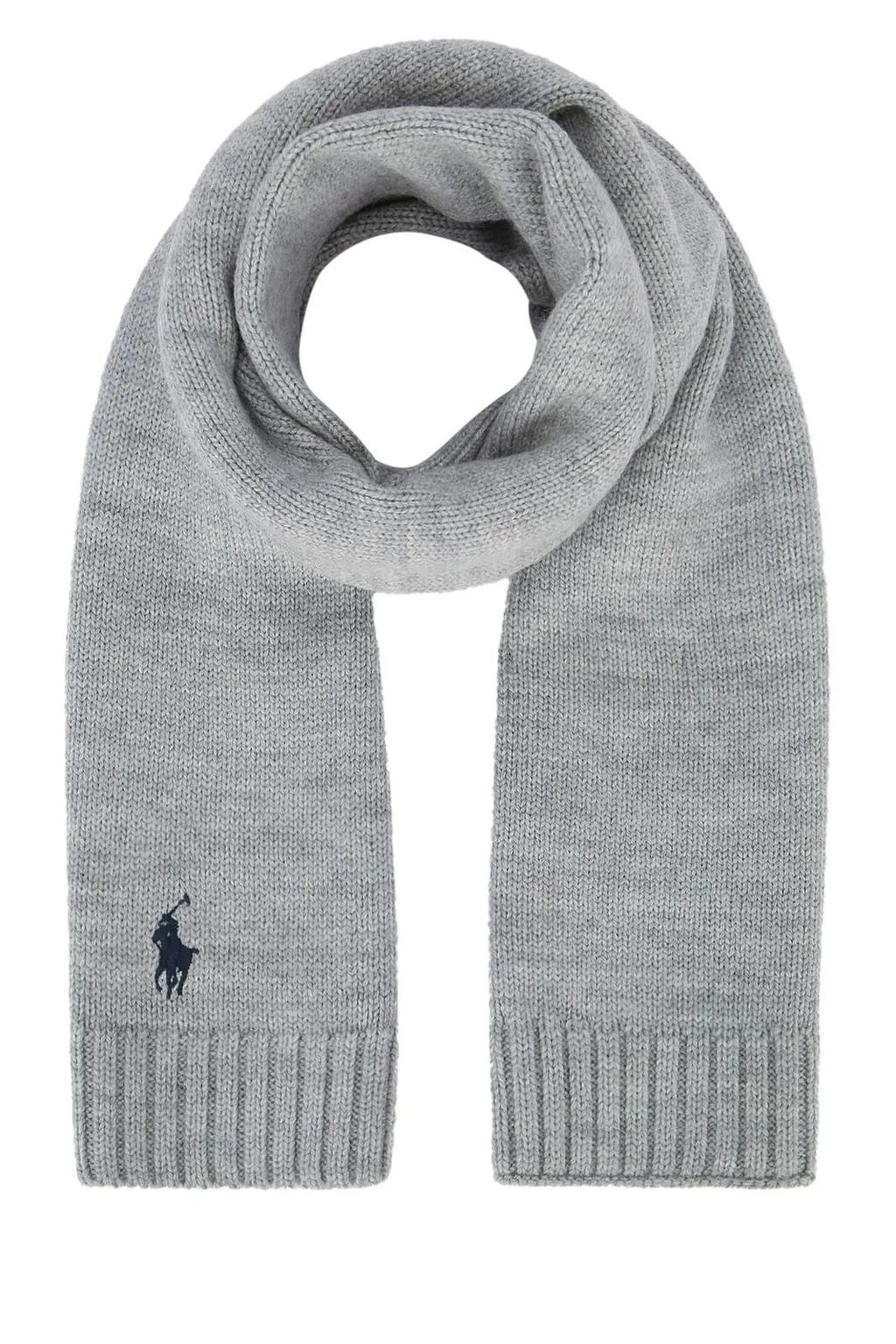 Polo Ralph Lauren Kids Logo Embroidered Knitted Scarf
