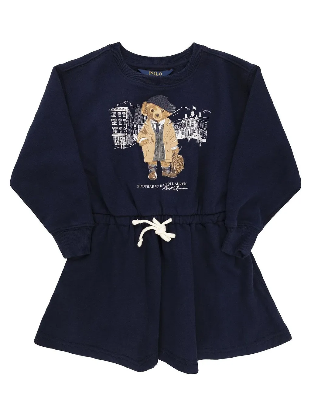 Polo Ralph Lauren Kids Polo Bear Sweatshirt Dress
