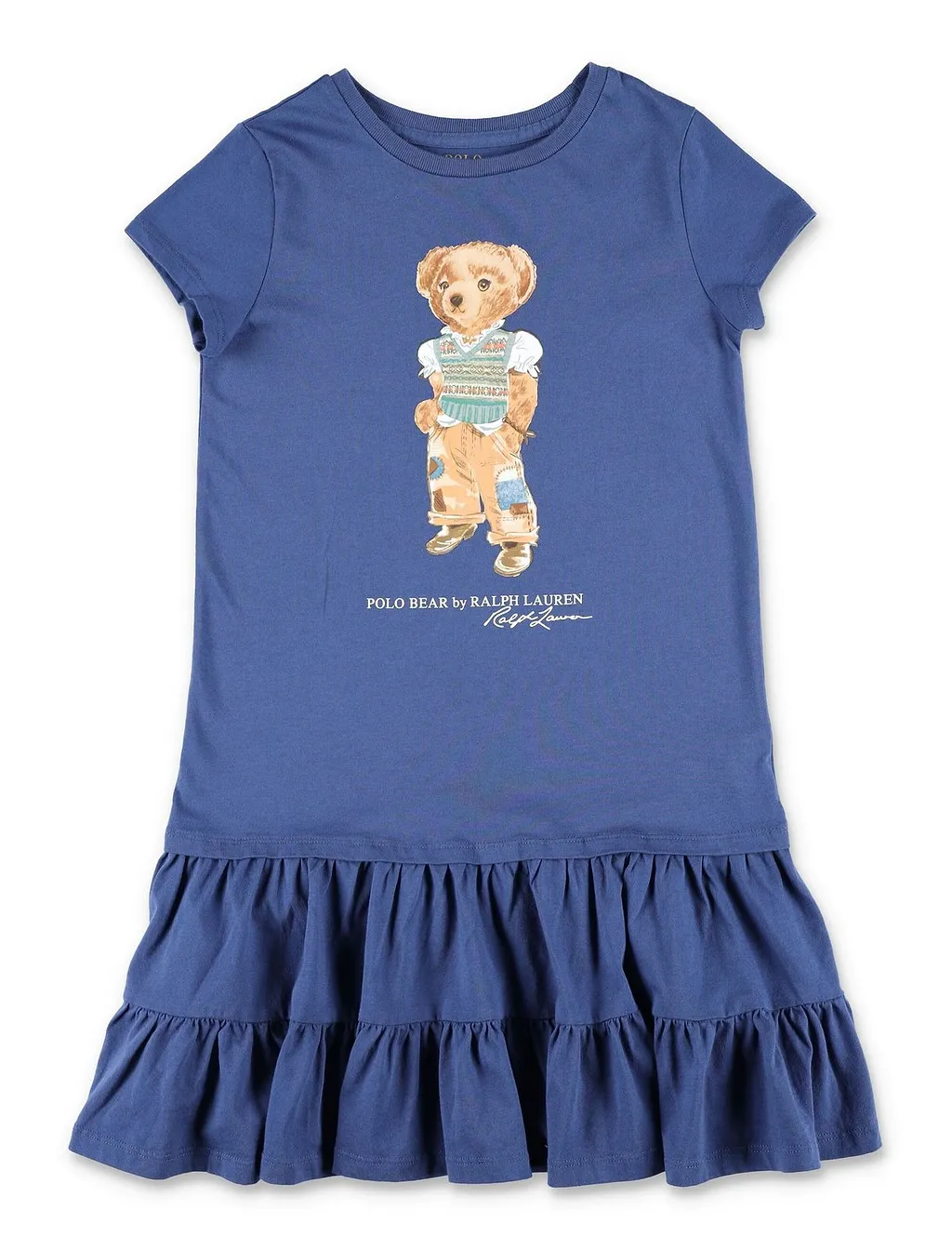 Polo Ralph Lauren Kids Polo Bear Tiered Dress