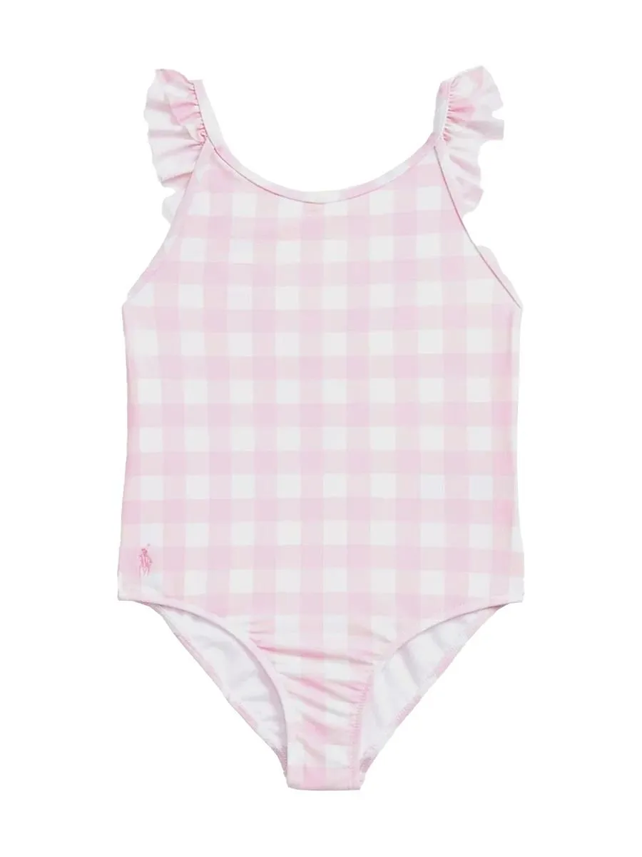 Polo Ralph Lauren Kids Ruffled Gingham Swimsuit