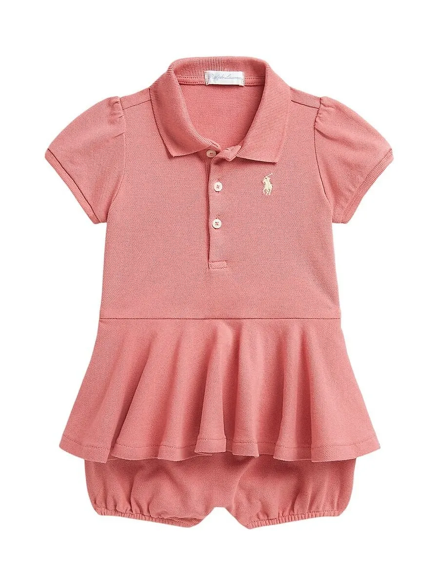 Polo Ralph Lauren Kids Ruffled Polo Jumpsuit