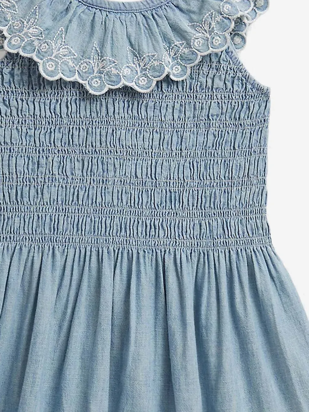Polo Ralph Lauren Kids Smocked Ruffle Dress