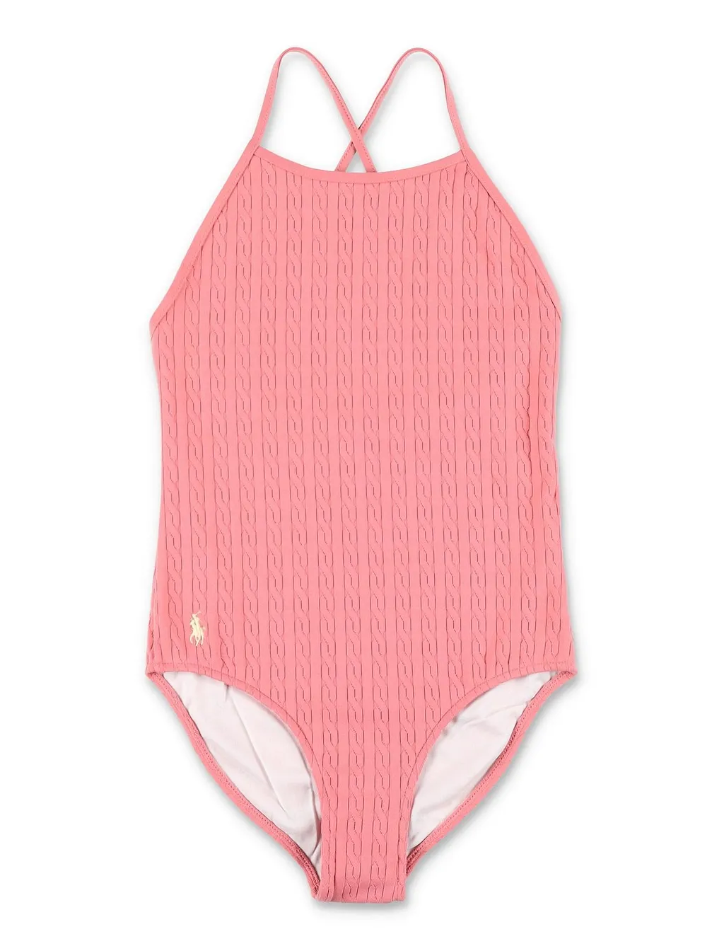 Polo Ralph Lauren Kids Textured One-Piece Beachwear