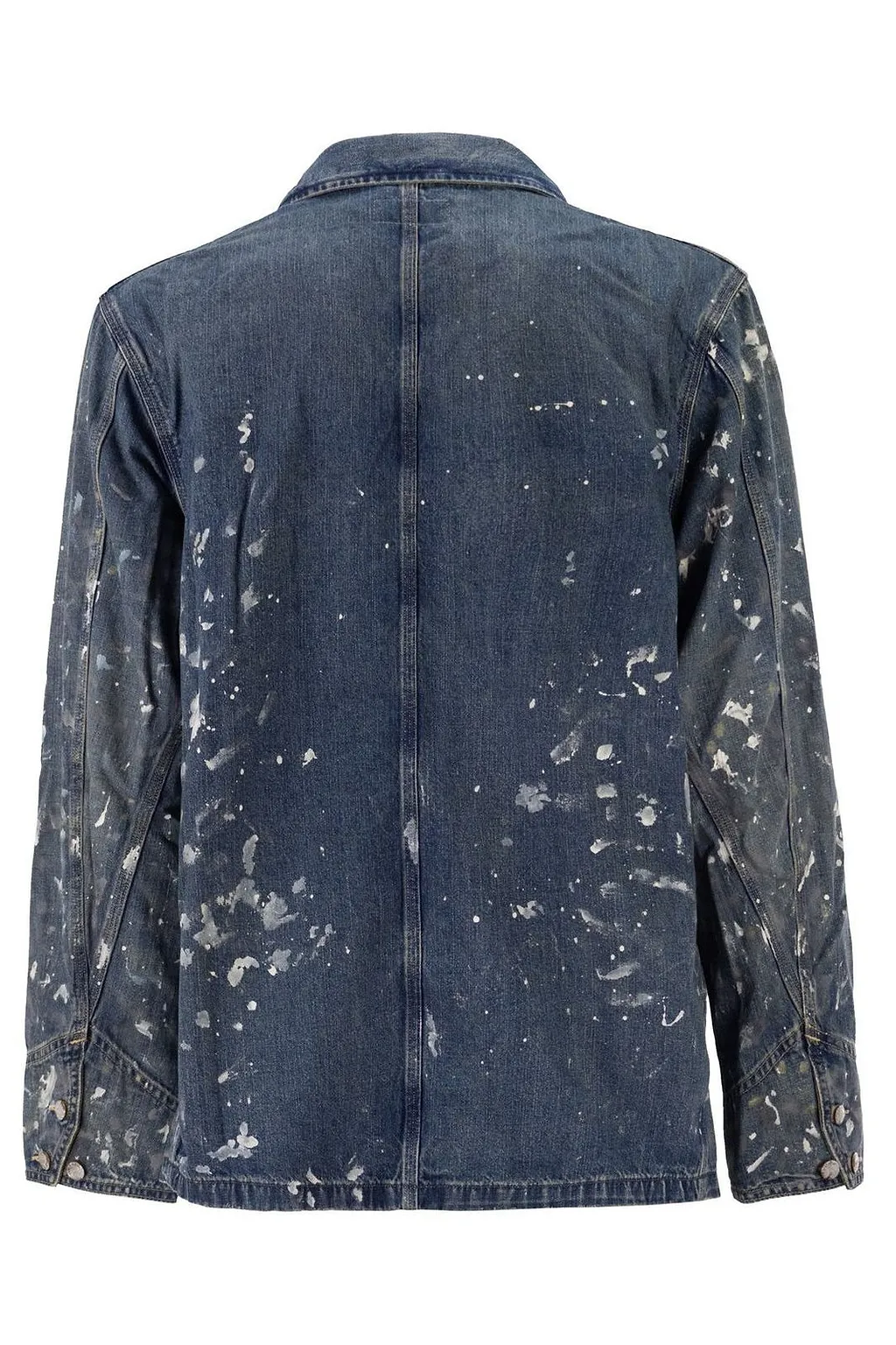 Polo Ralph Lauren Limited-Edition Hand-Painted Buttoned Denim Jacket
