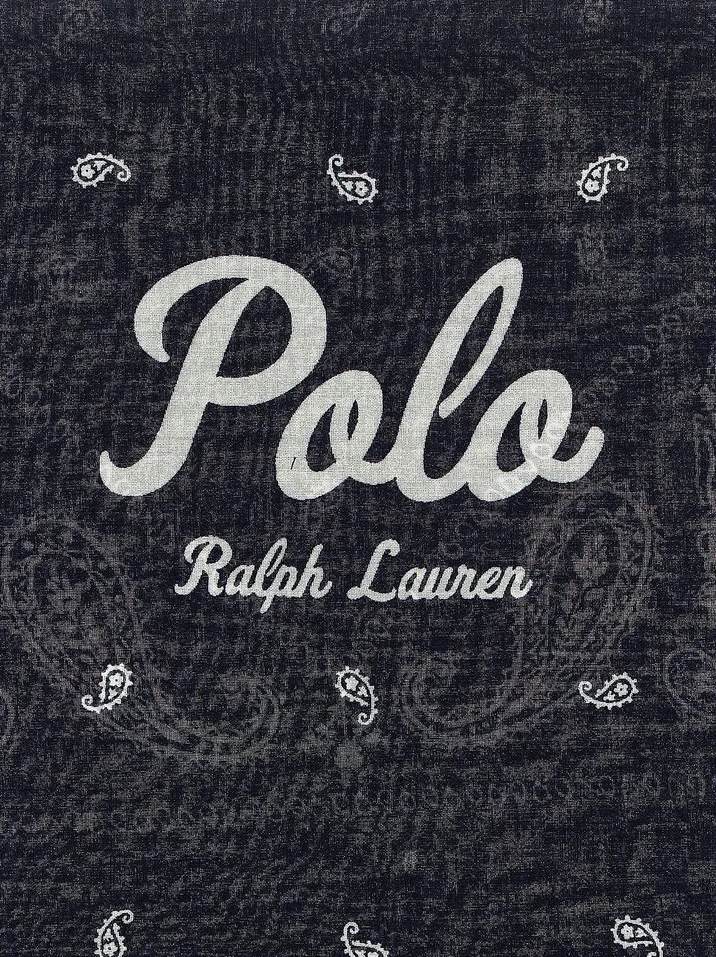 Polo Ralph Lauren Paisley Logo Bandana Scarf