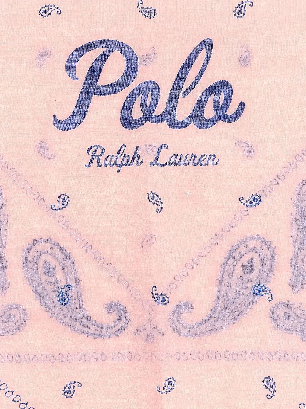 Polo Ralph Lauren Paisley Logo Print Scarf