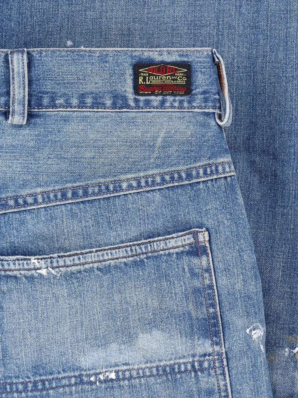 Polo Ralph Lauren Relaxed Fit Distressed Carpenter Jeans