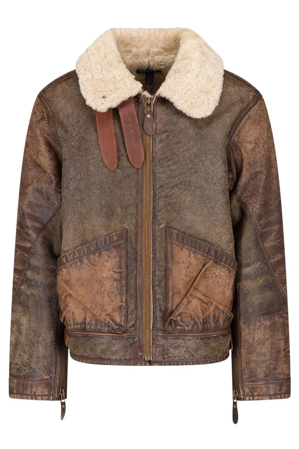 Polo Ralph Lauren Shearling Collar Aviator Jacket