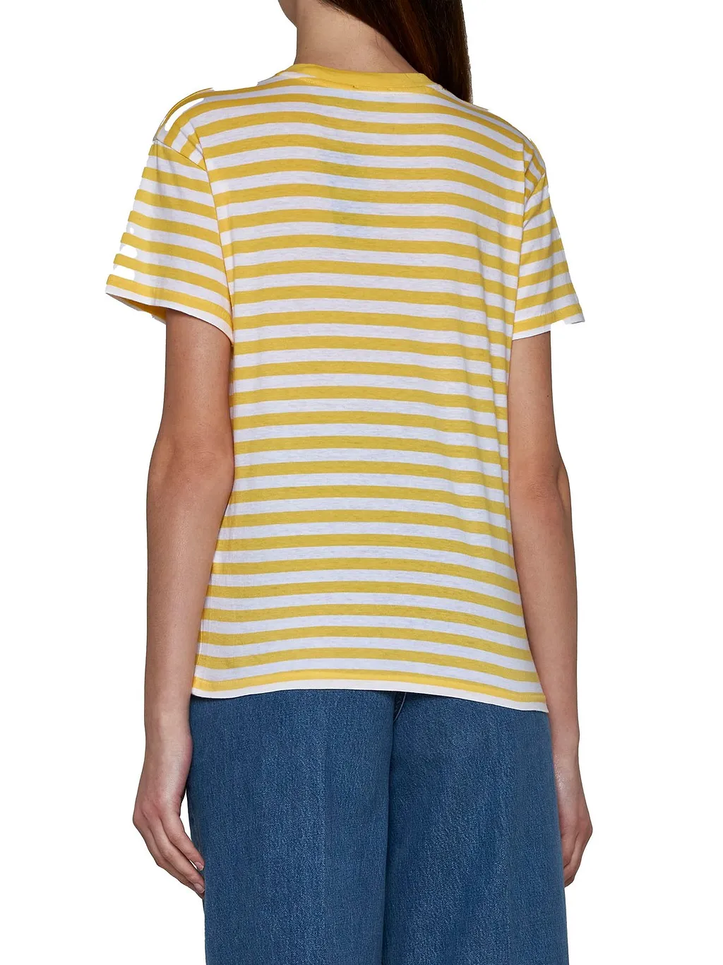 Polo Ralph Lauren Striped Polo Pony-Embroidered T-Shirt
