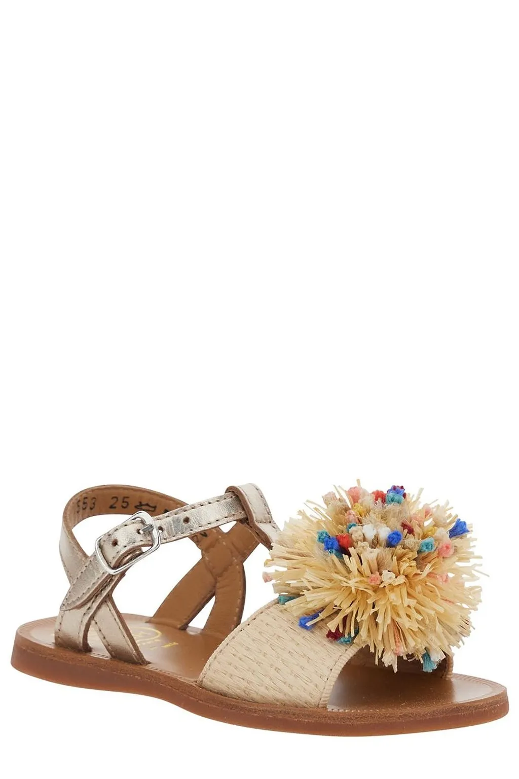 Pom D'api Plagette Pompom Flat Sandals