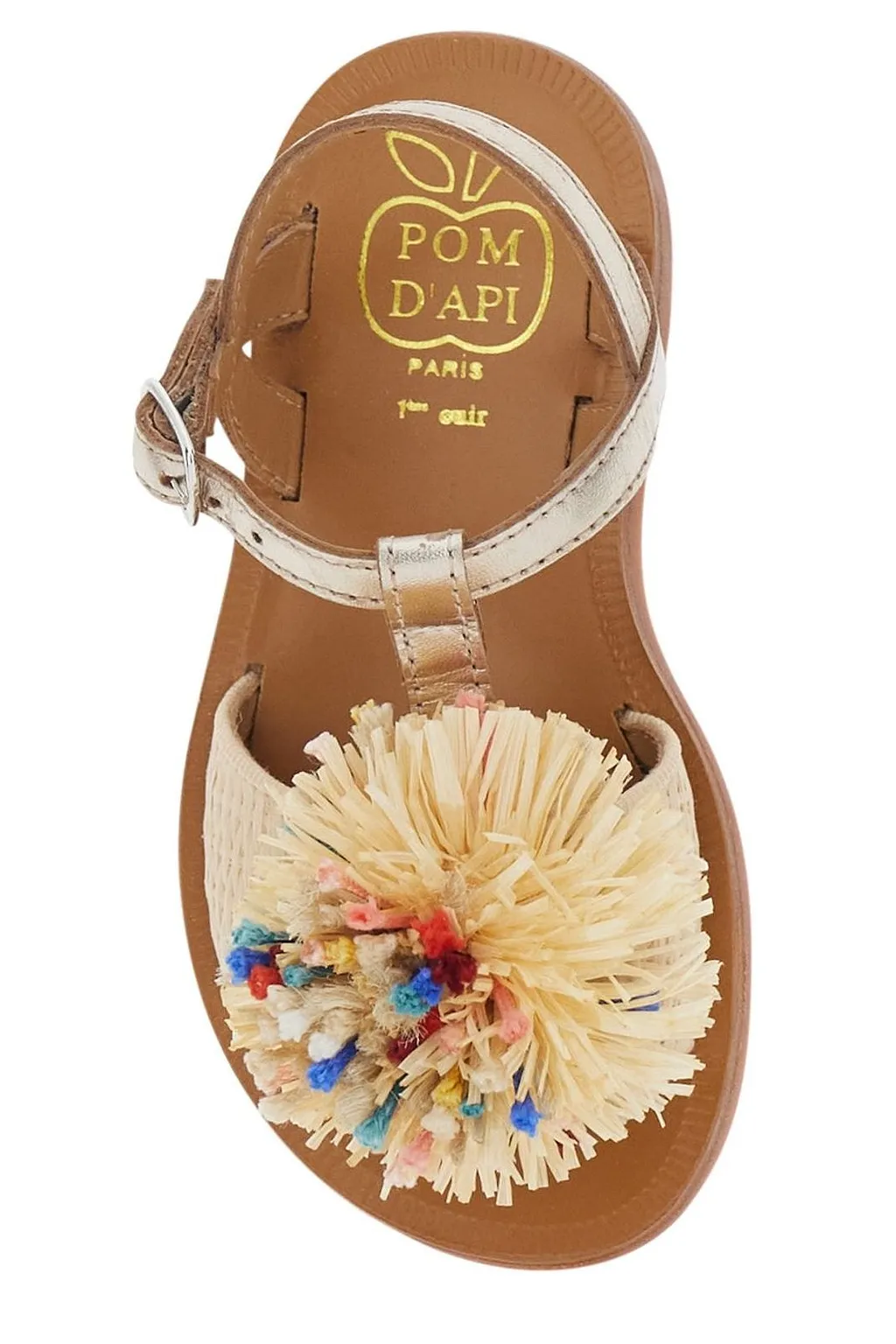 Pom D'api Plagette Pompom Flat Sandals