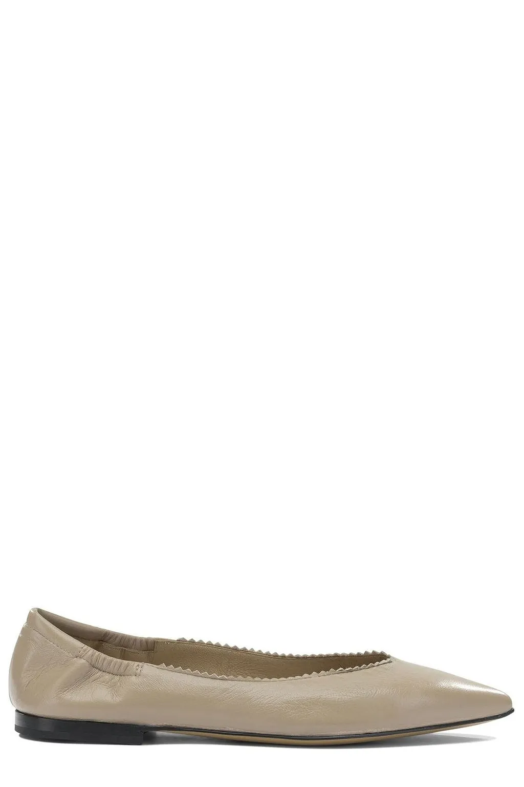 Pomme D'or Elasticated Pointed Ballet Flats