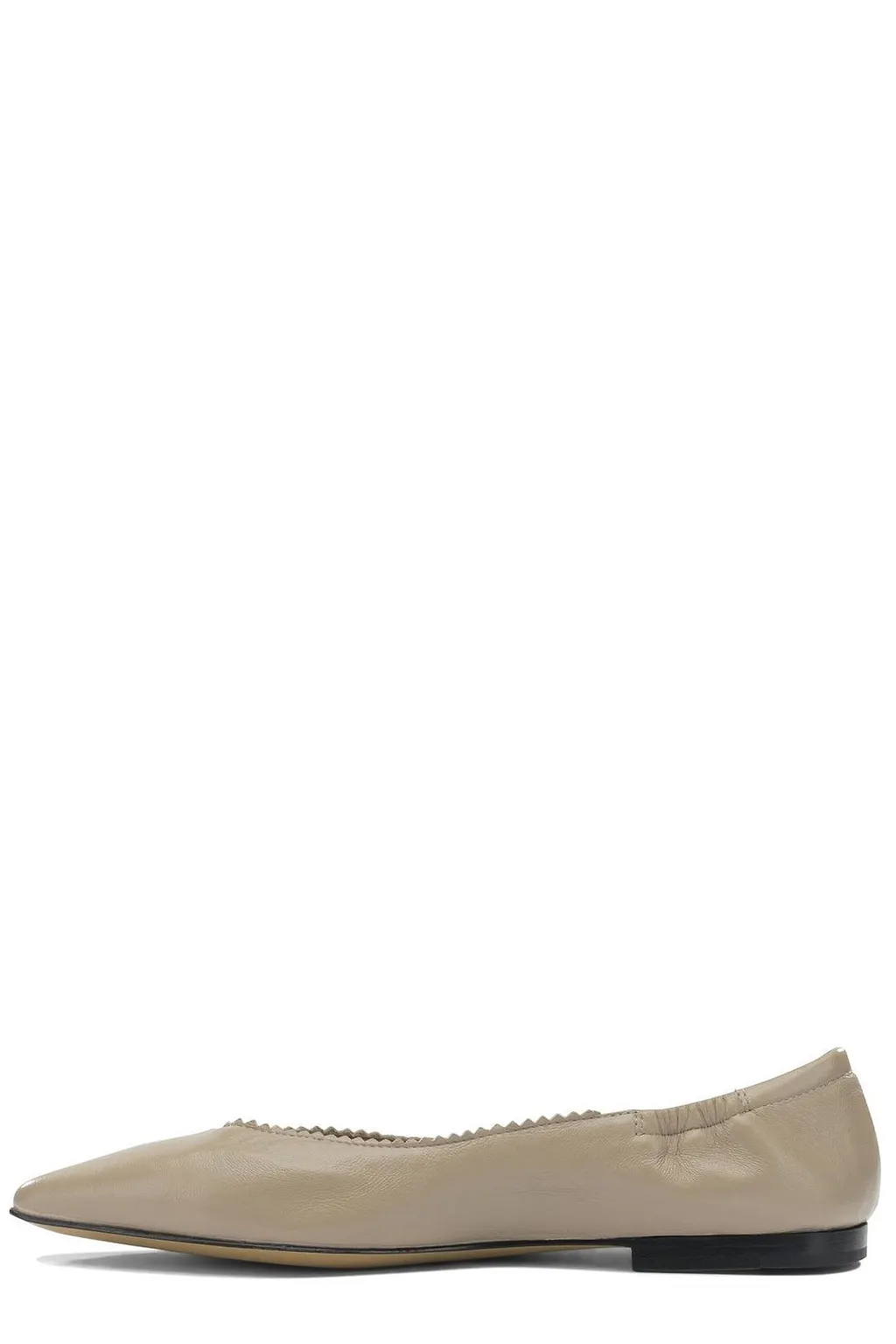 Pomme D'or Elasticated Pointed Ballet Flats