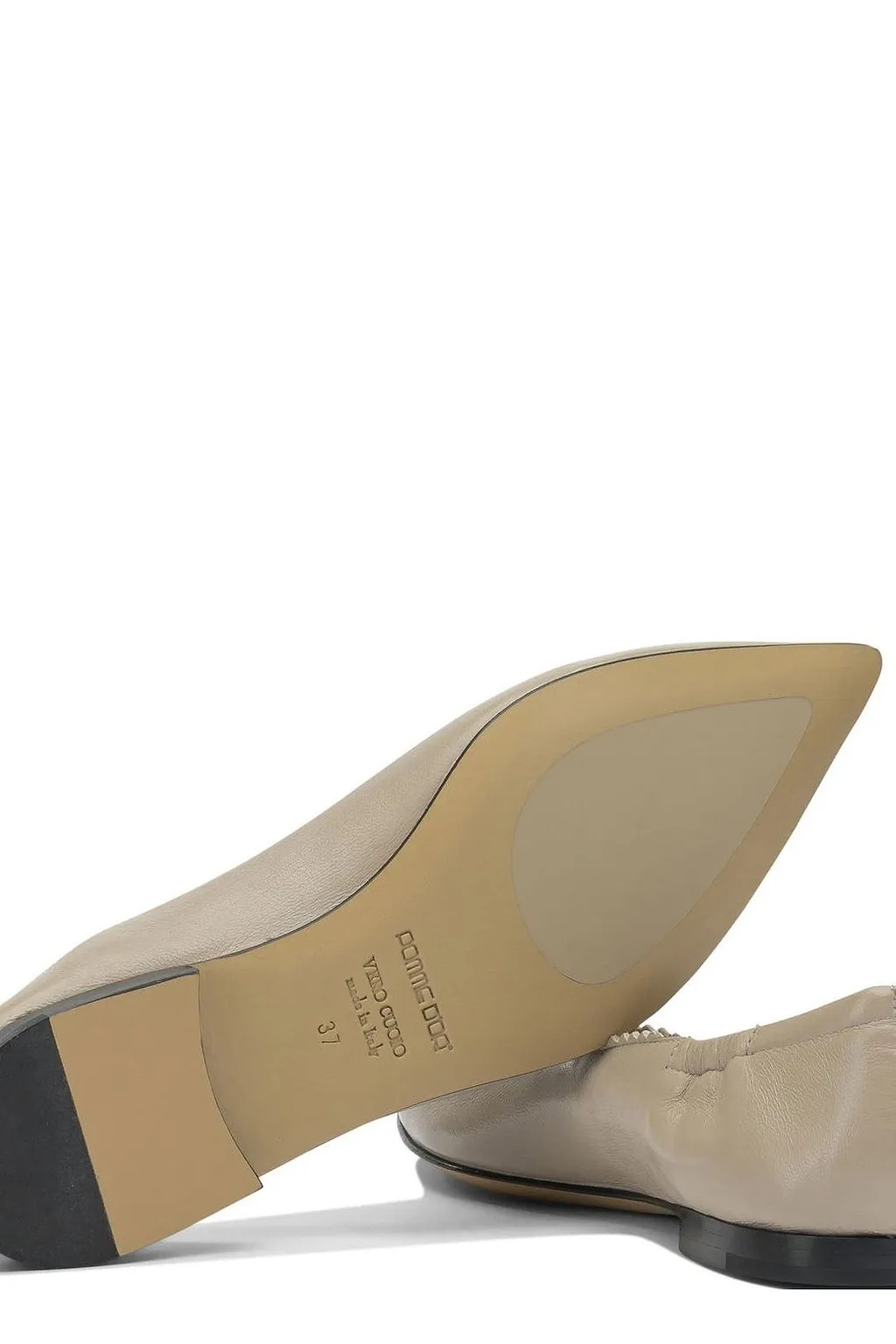 Pomme D'or Elasticated Pointed Ballet Flats