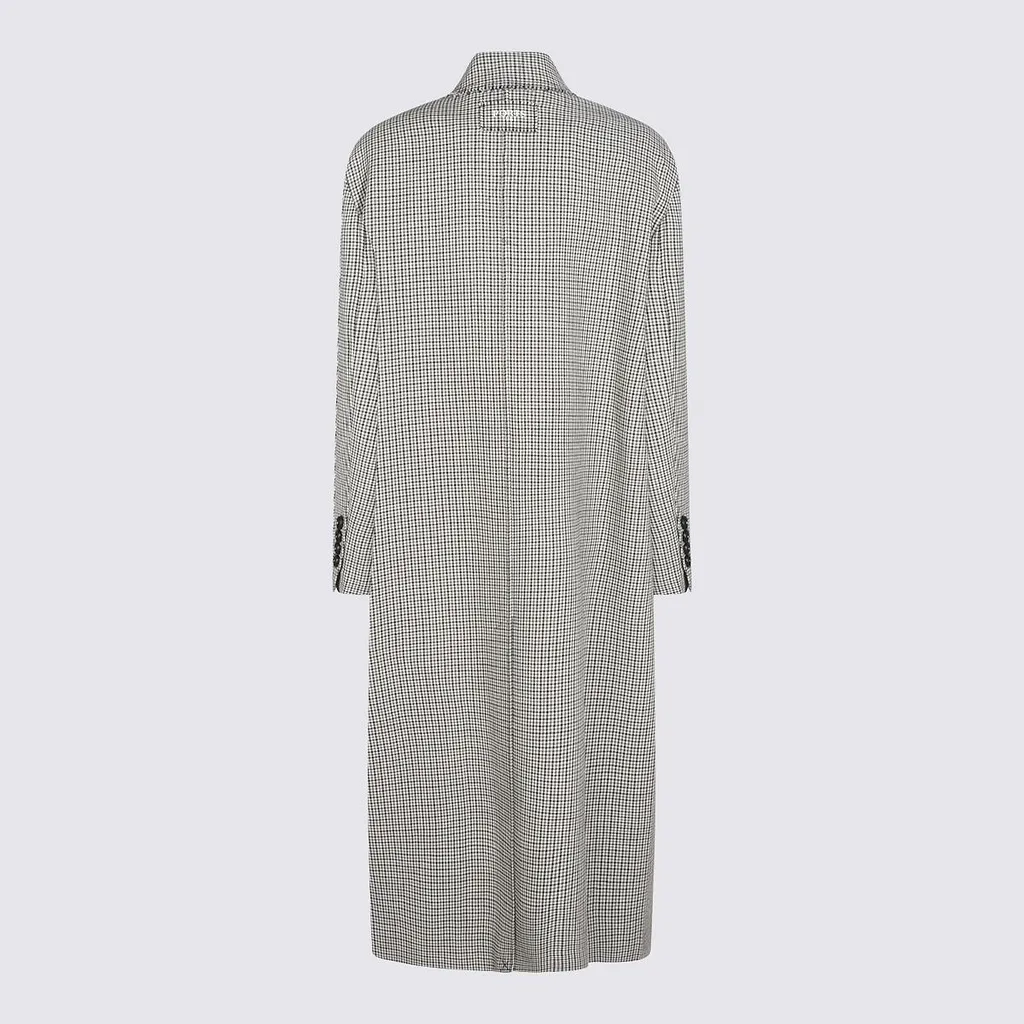 Ports 1961 Checked Double-Breasted Coat