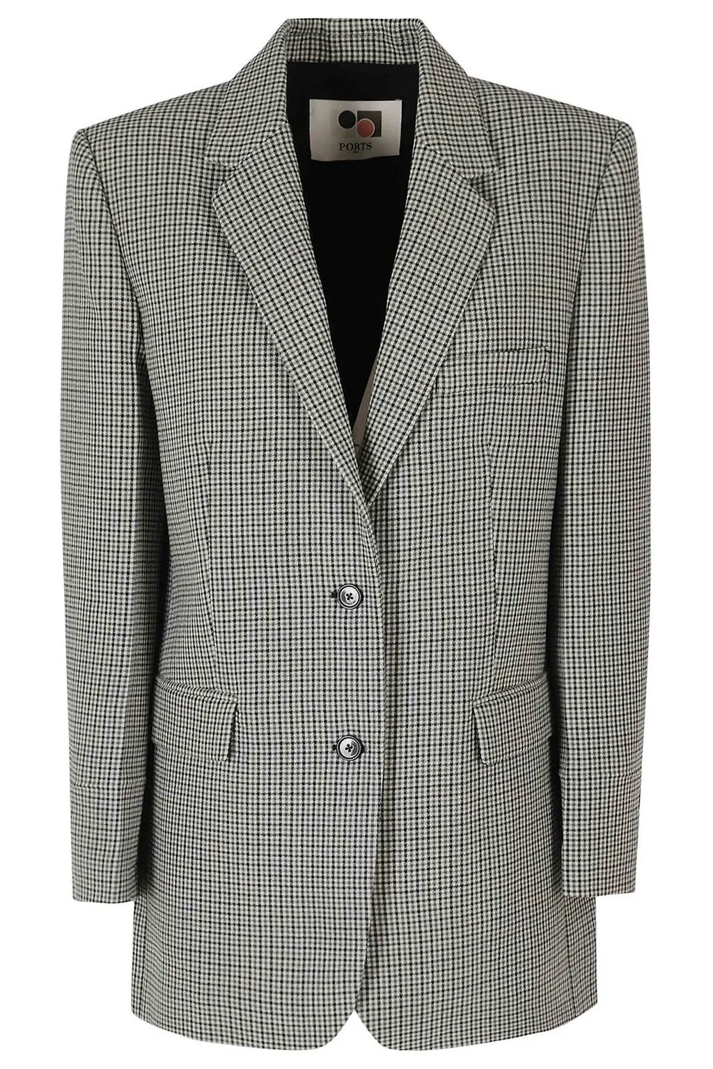 Ports 1961 Checked Single-Breasted Blazer