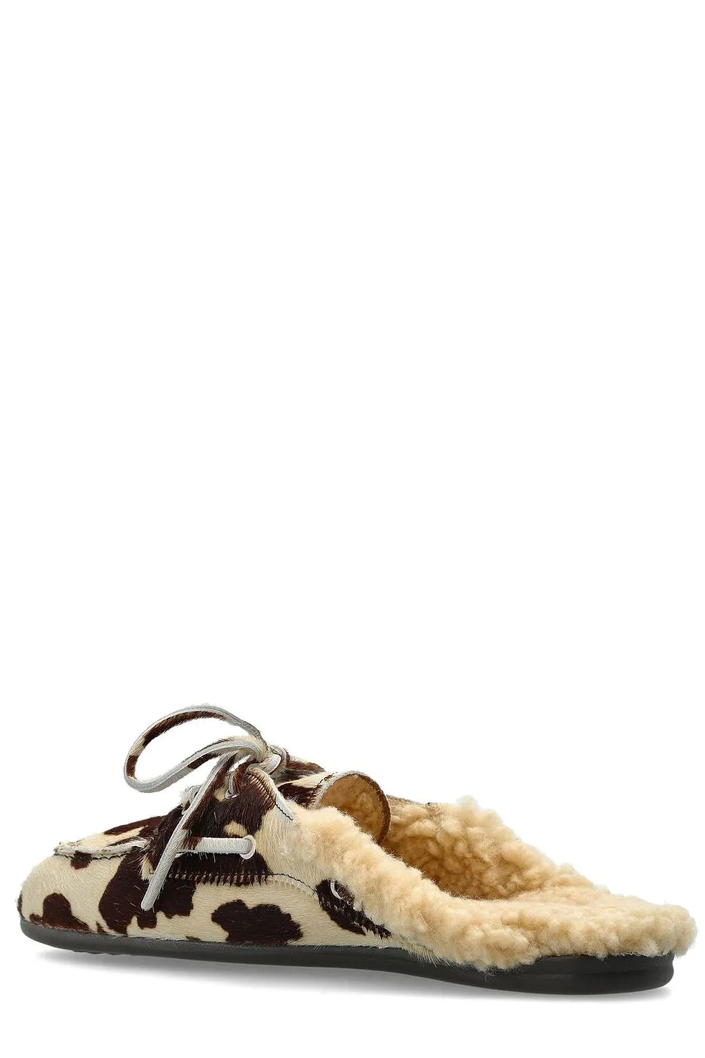 Posa Boat Fur-Lined Mules