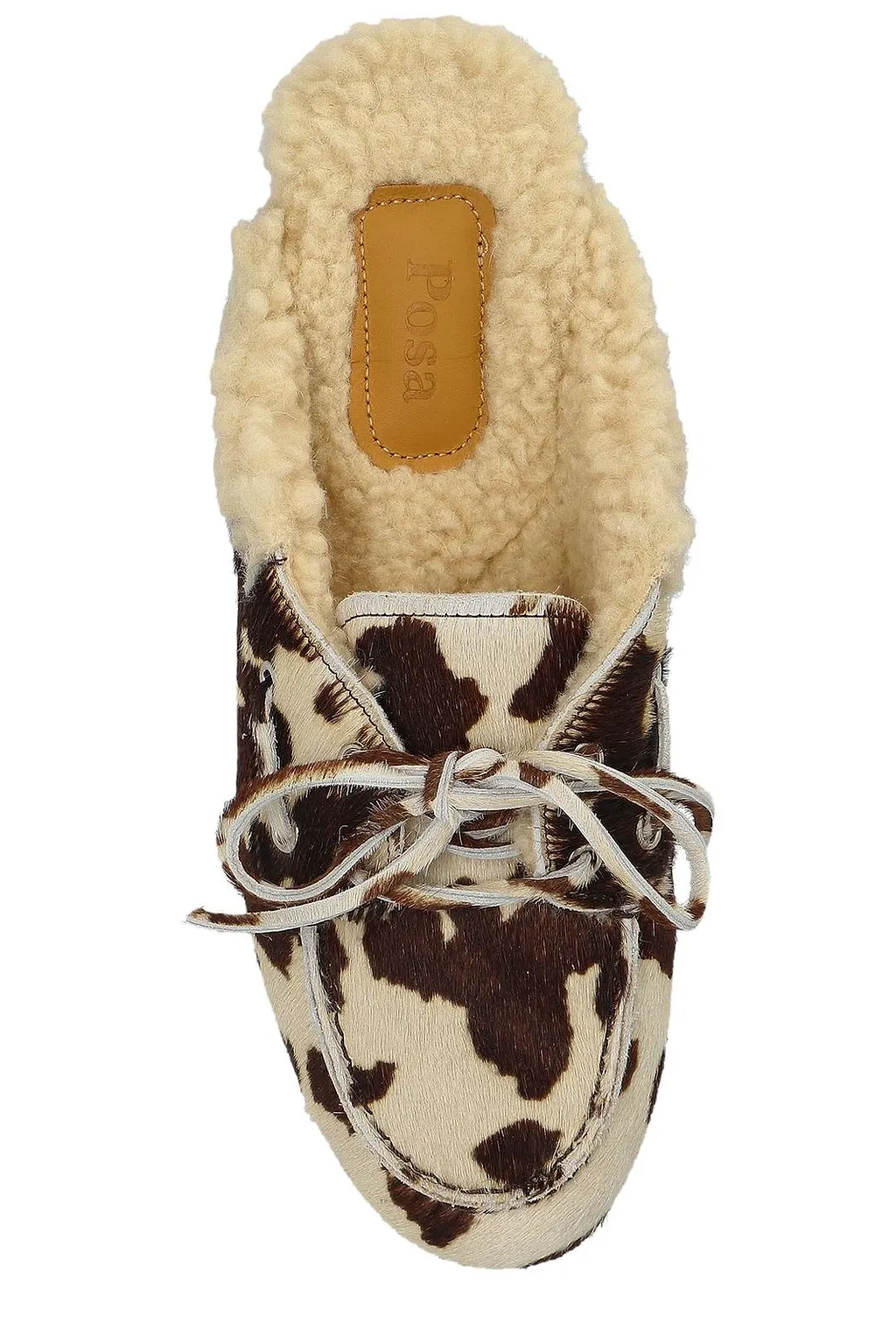 Posa Boat Fur-Lined Mules