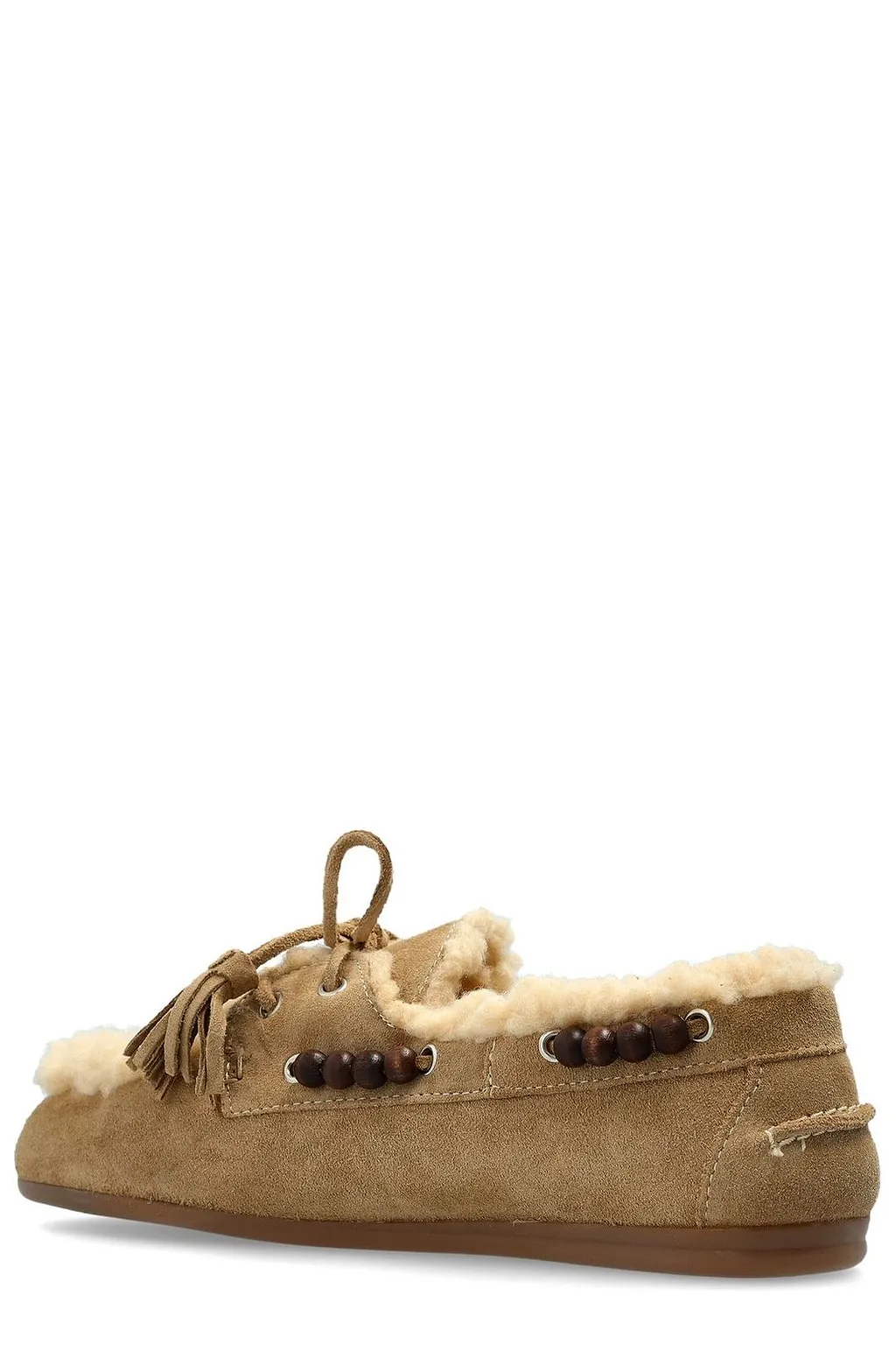Posa Colorado Shearling Moccasin Flat Shoes