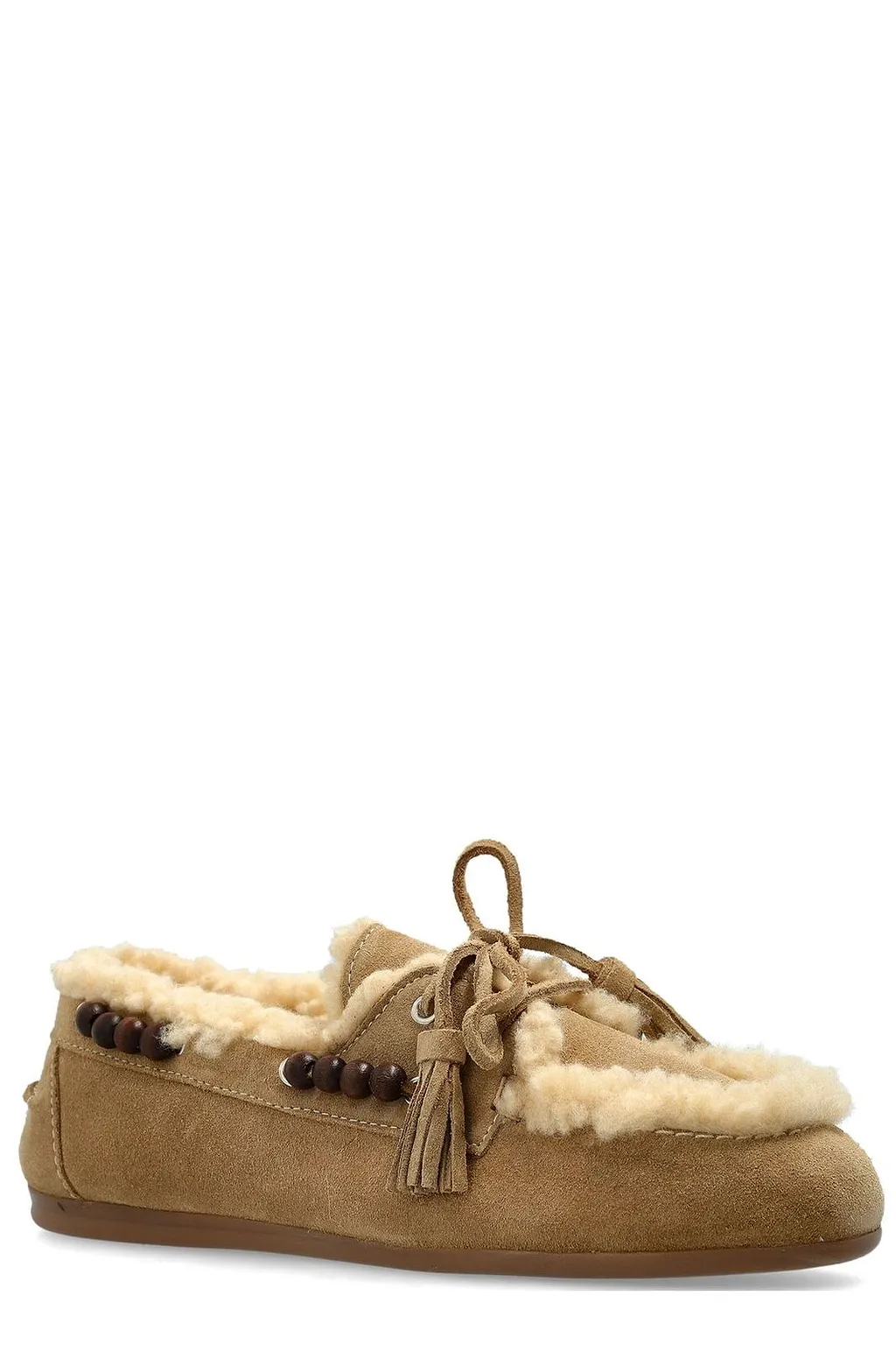 Posa Colorado Shearling Moccasin Flat Shoes
