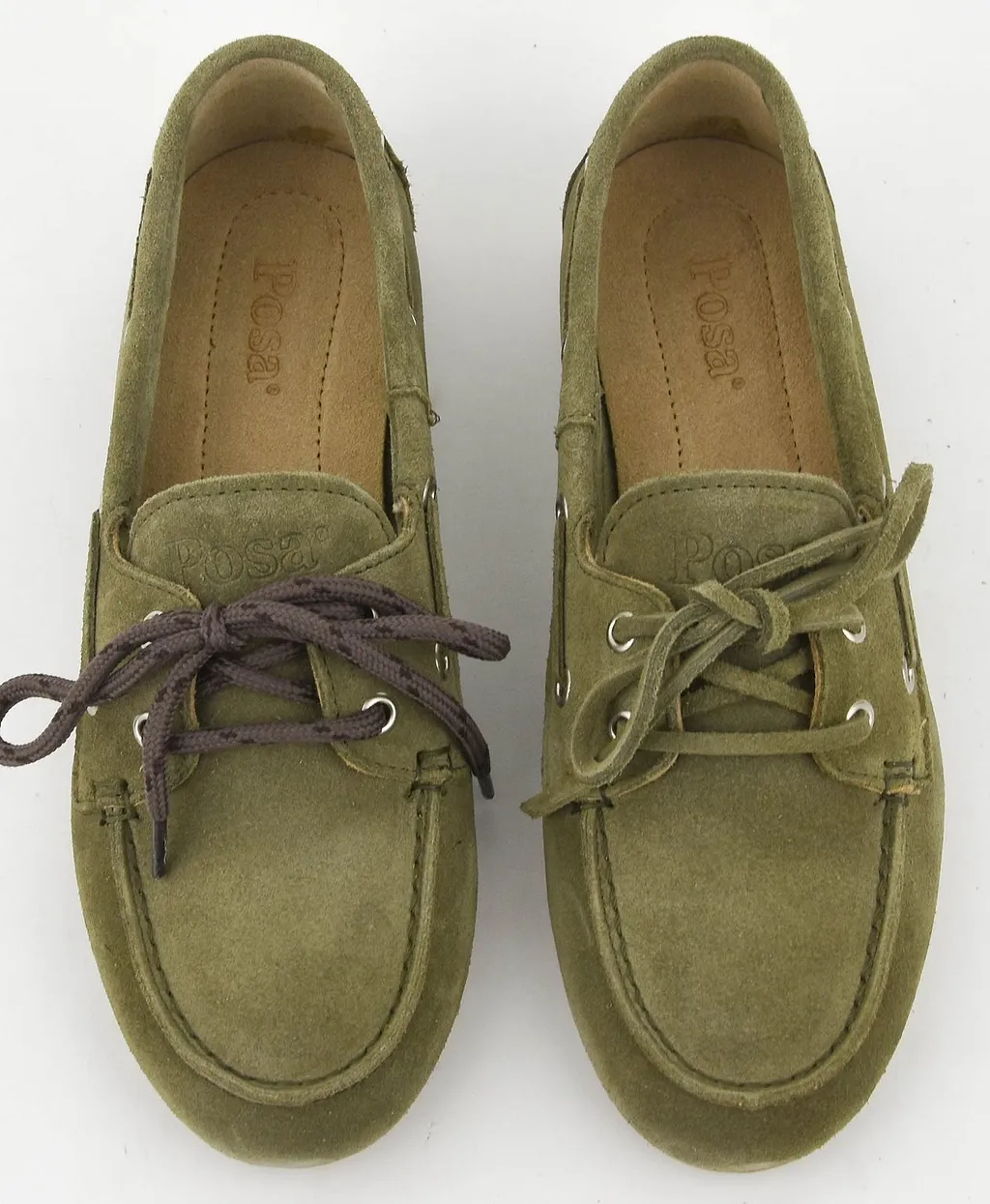 Posa Lace-Up Boat Loafers