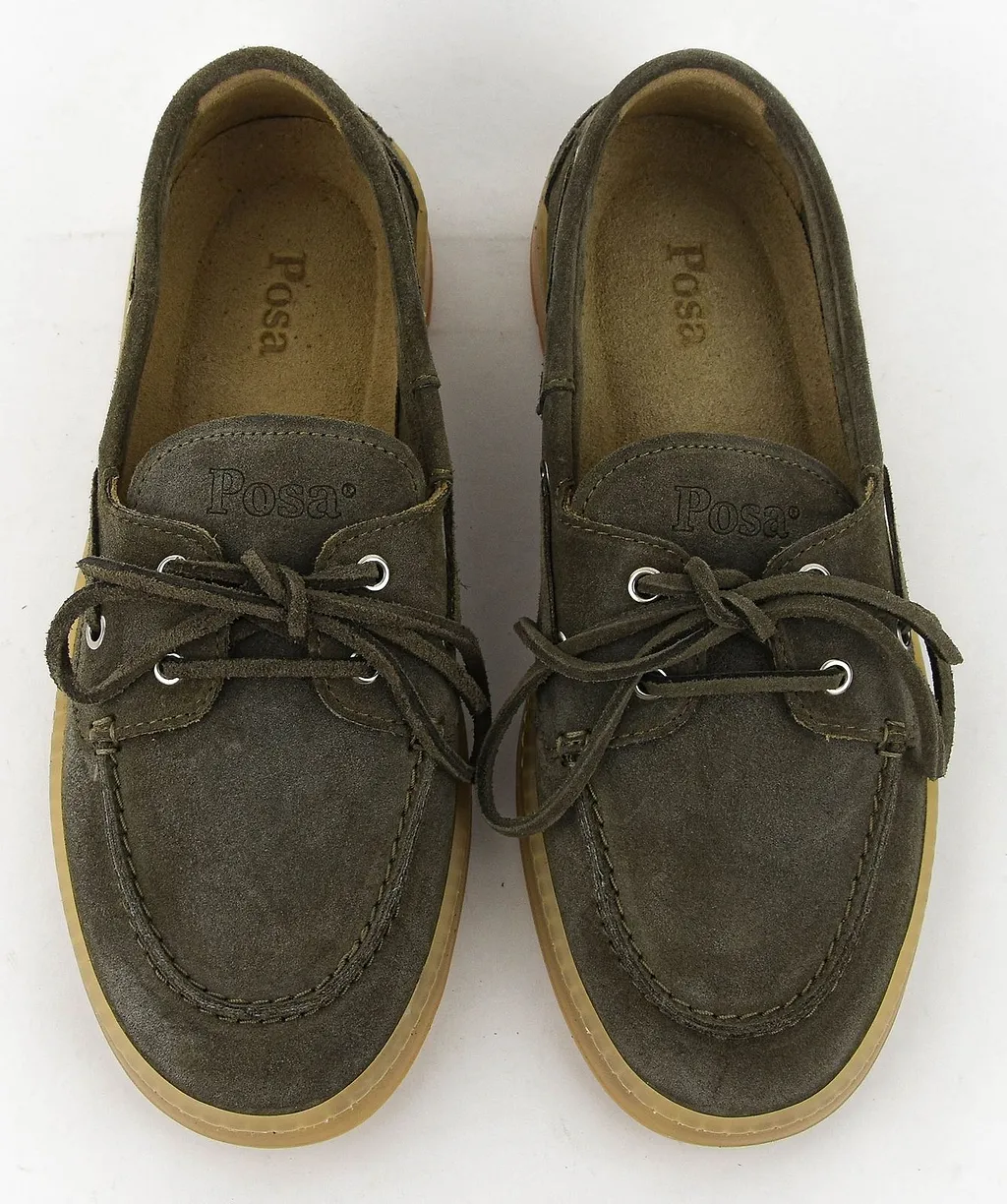 Posa Lace-Up Boat Loafers