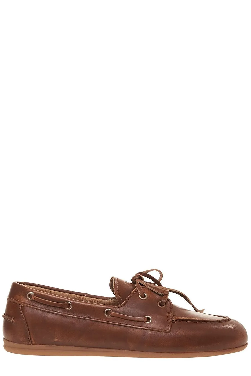 Posa Lace-Up Flat Loafers