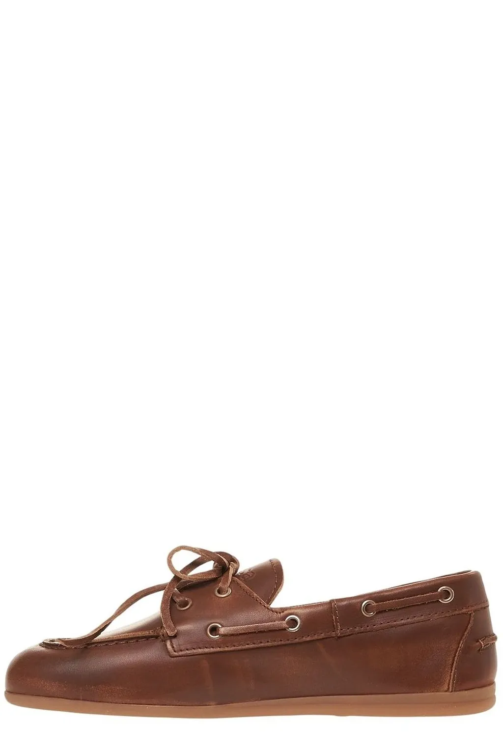 Posa Lace-Up Flat Loafers