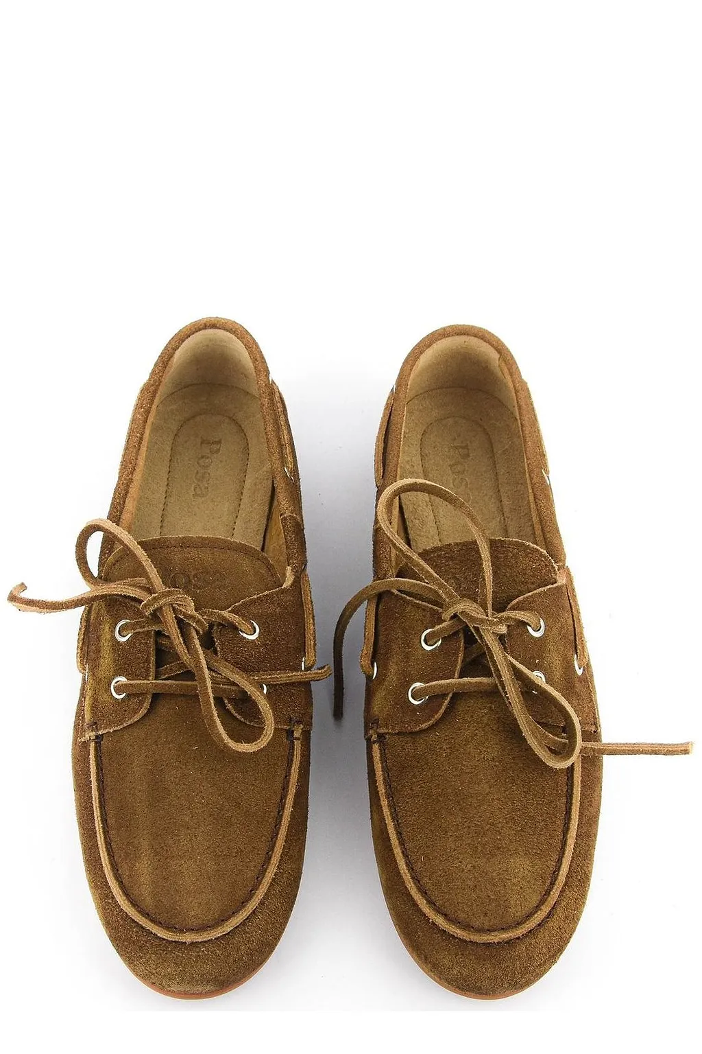 Posa Lace-Up Boat Loafers
