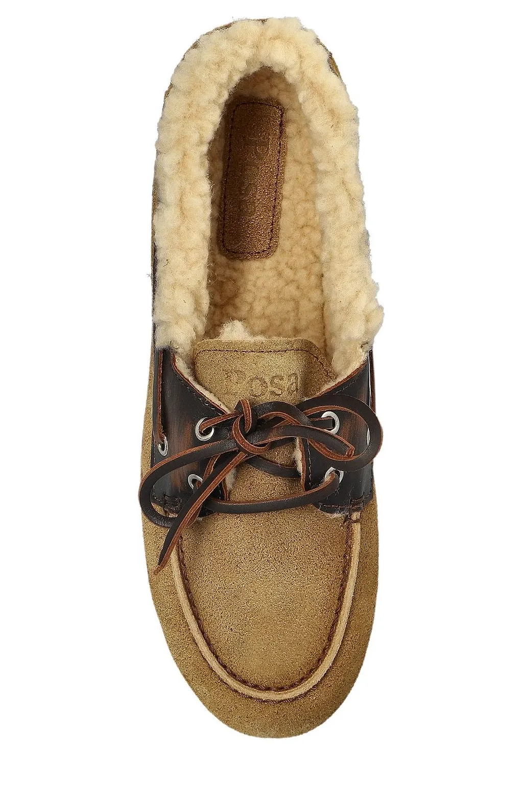 Posa Shearling-Lined Boat Loafers