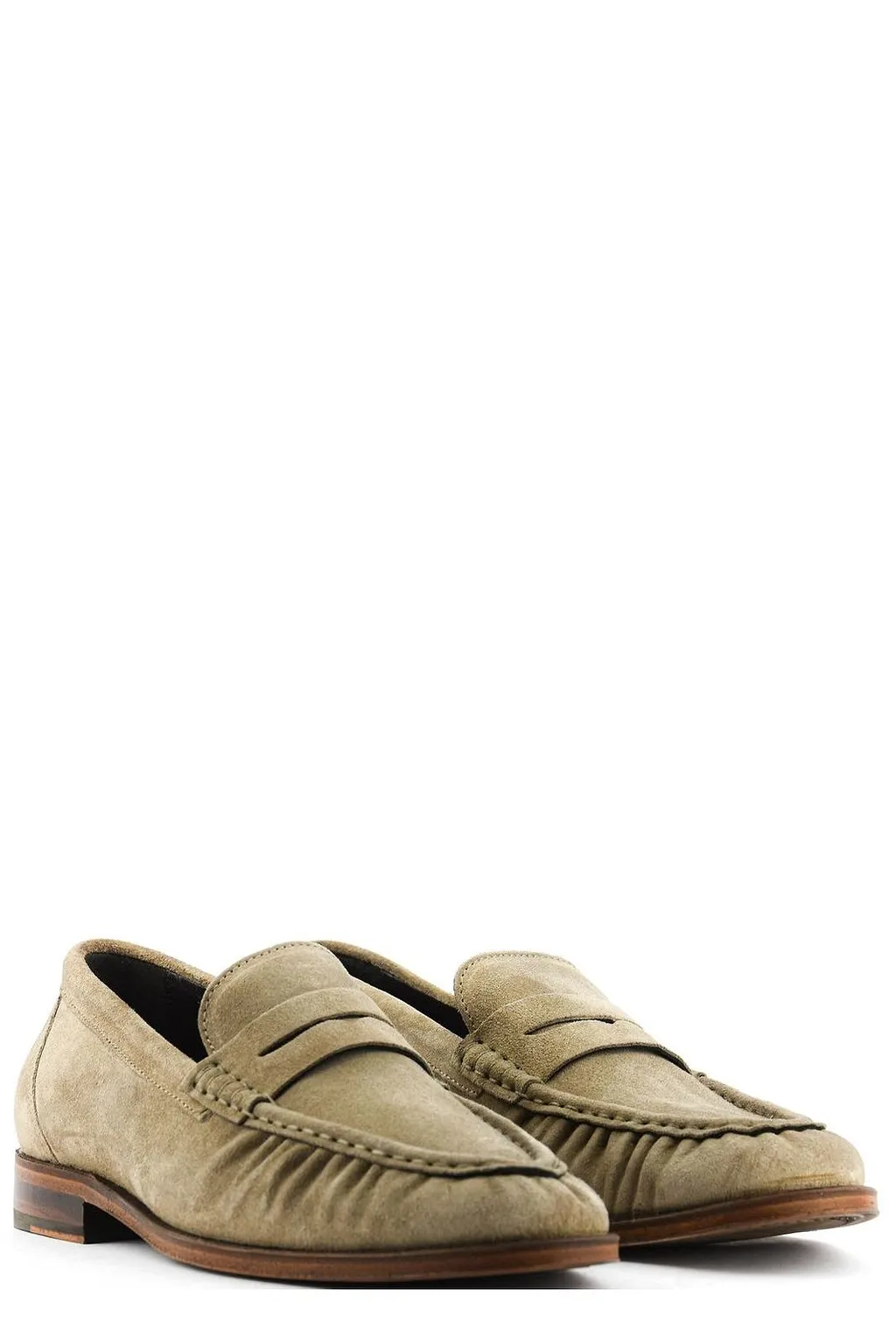 Posa Wrinkle Penny Loafers