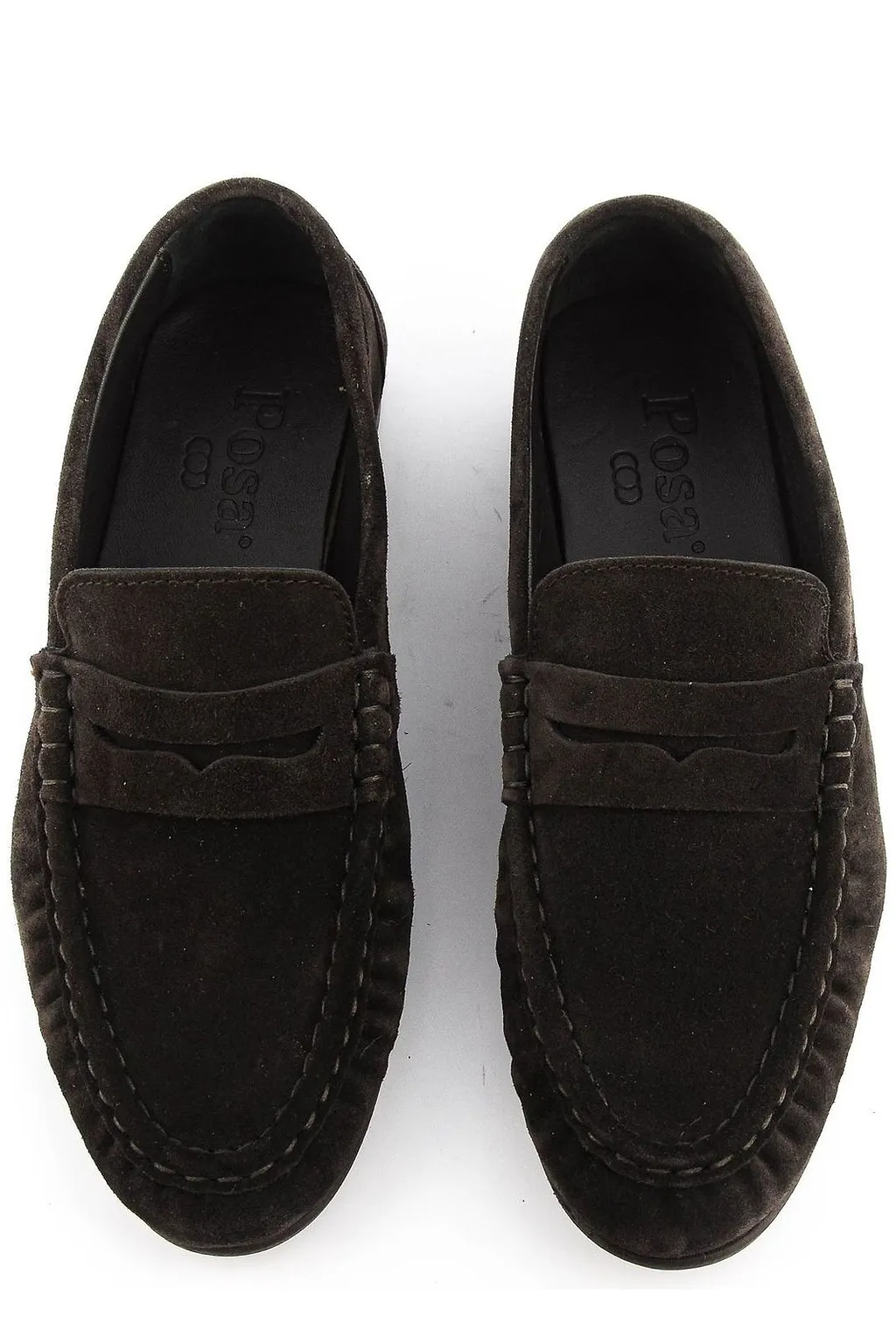 Posa Wrinkle Penny Loafers
