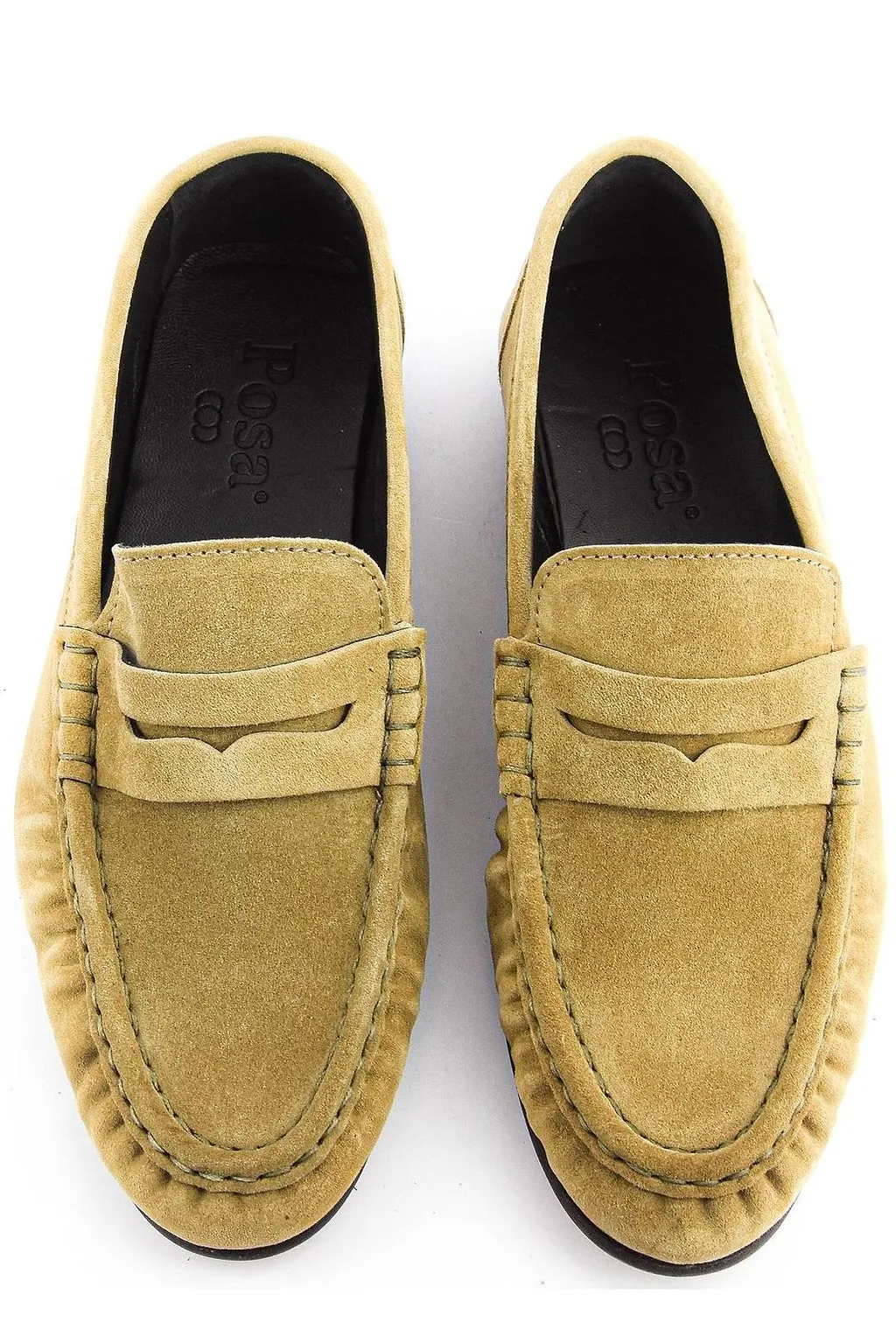Posa Wrinkle Penny Loafers