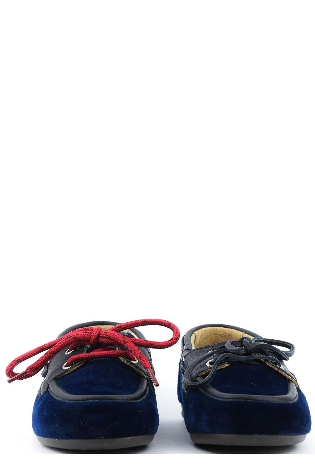 Posa Velvet Round Toe Lace-Up Shoes