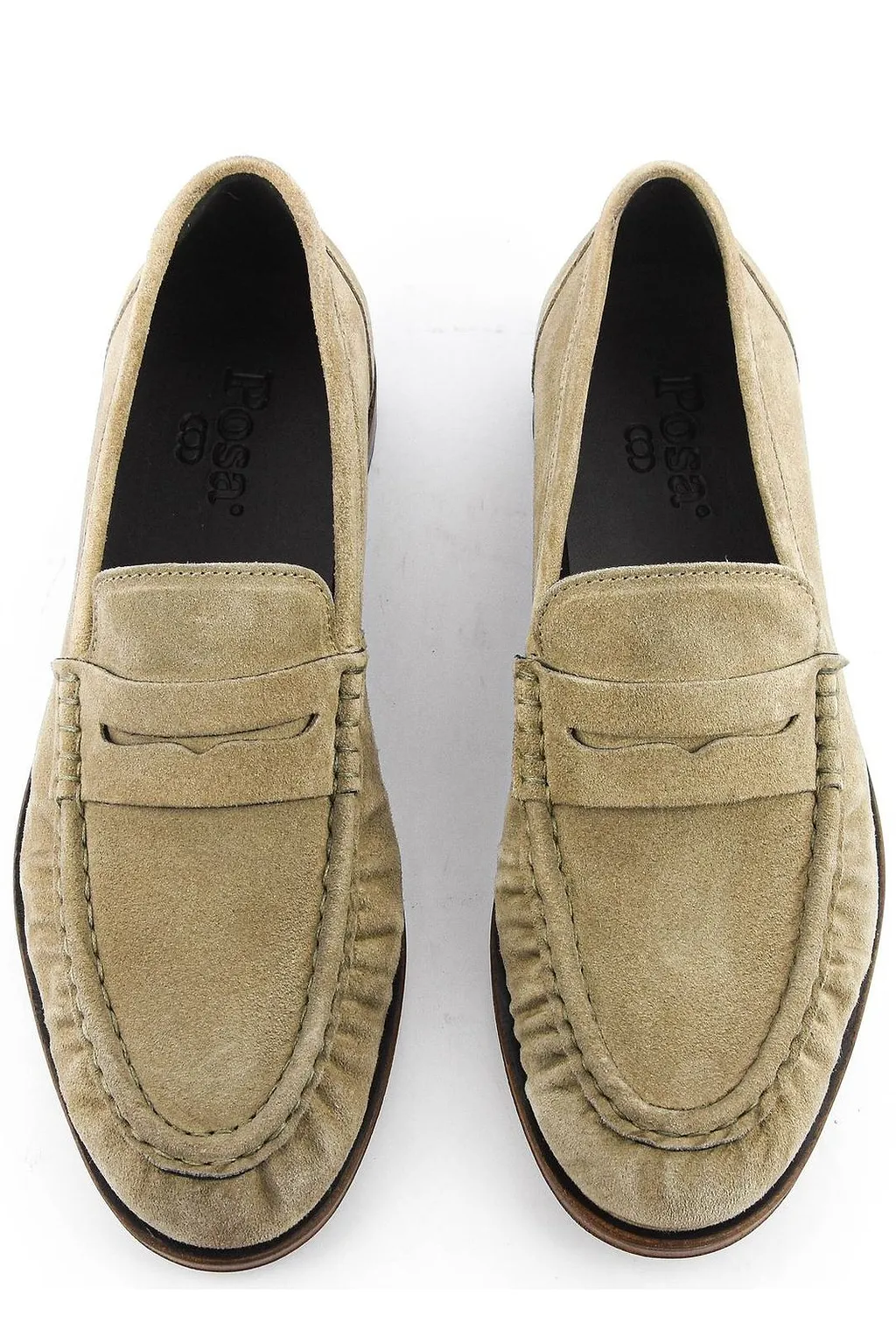 Posa Wrinkle Penny Loafers