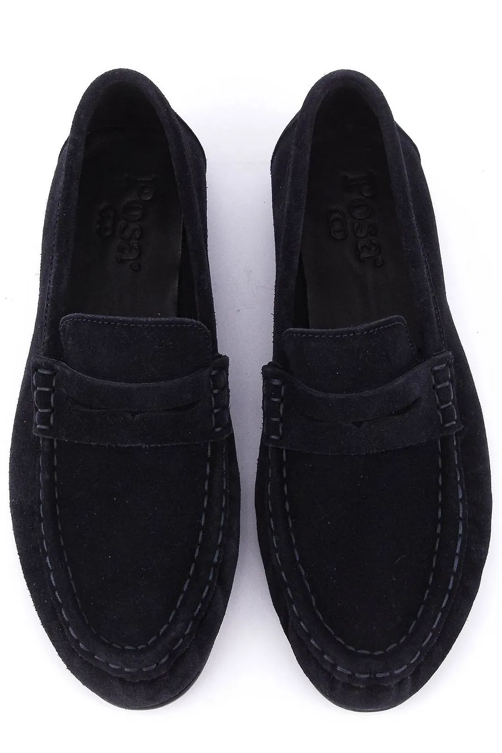 Posa Wrinkle Penny Loafers