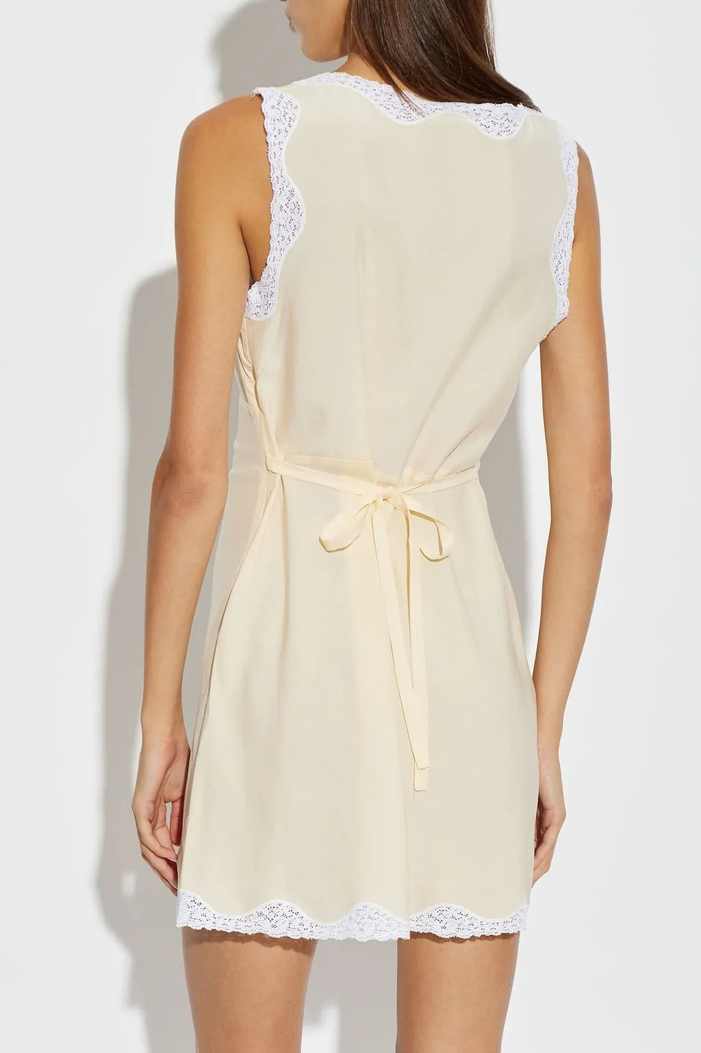 Posse Tabitha Lace-Trim Mini Dress