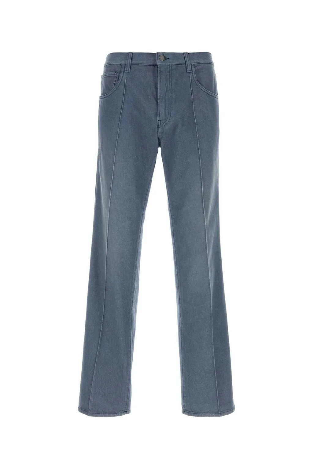 Prada Logo Patch Straight-Leg Jeans