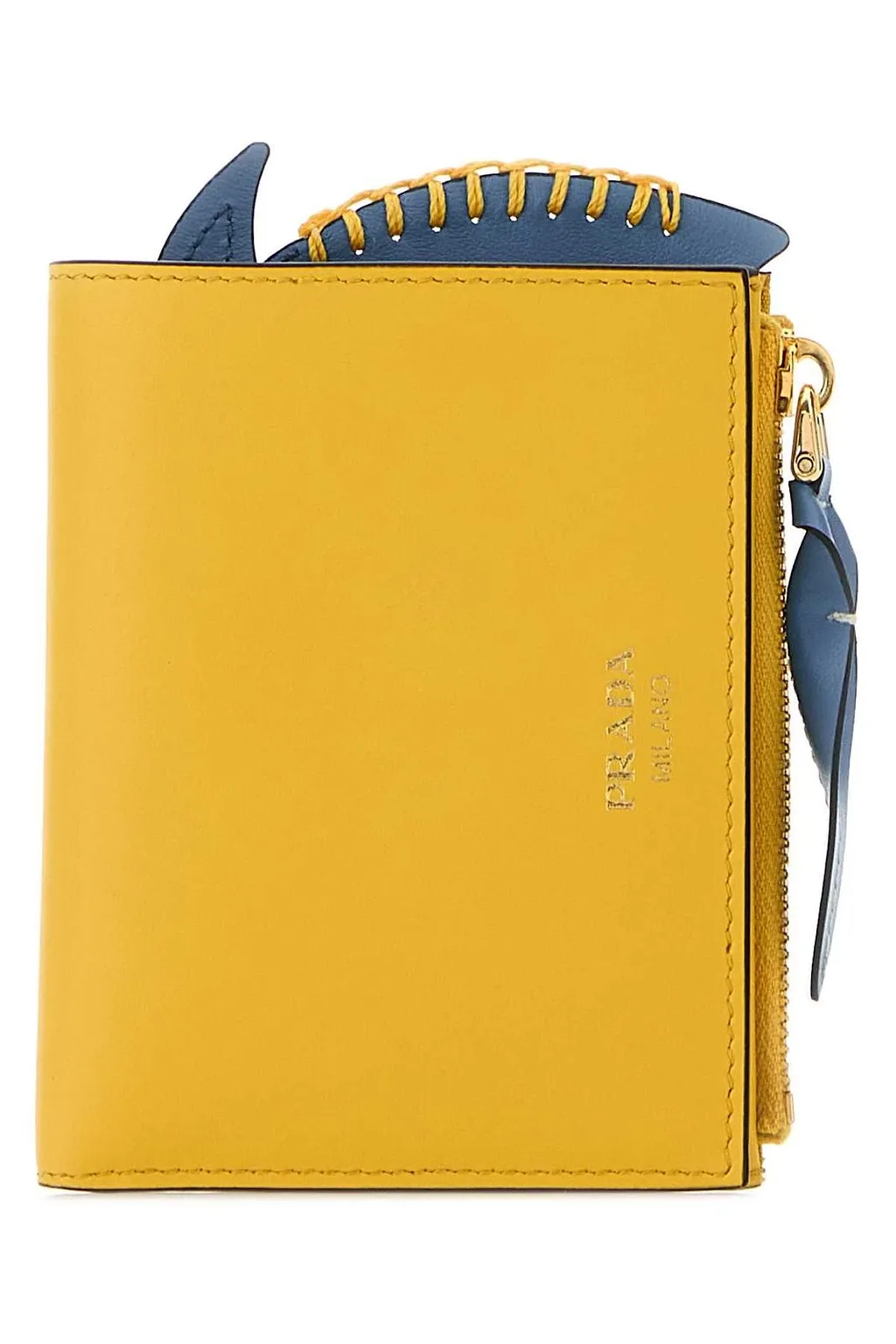 Prada Animal Appliqué Zip Wallet
