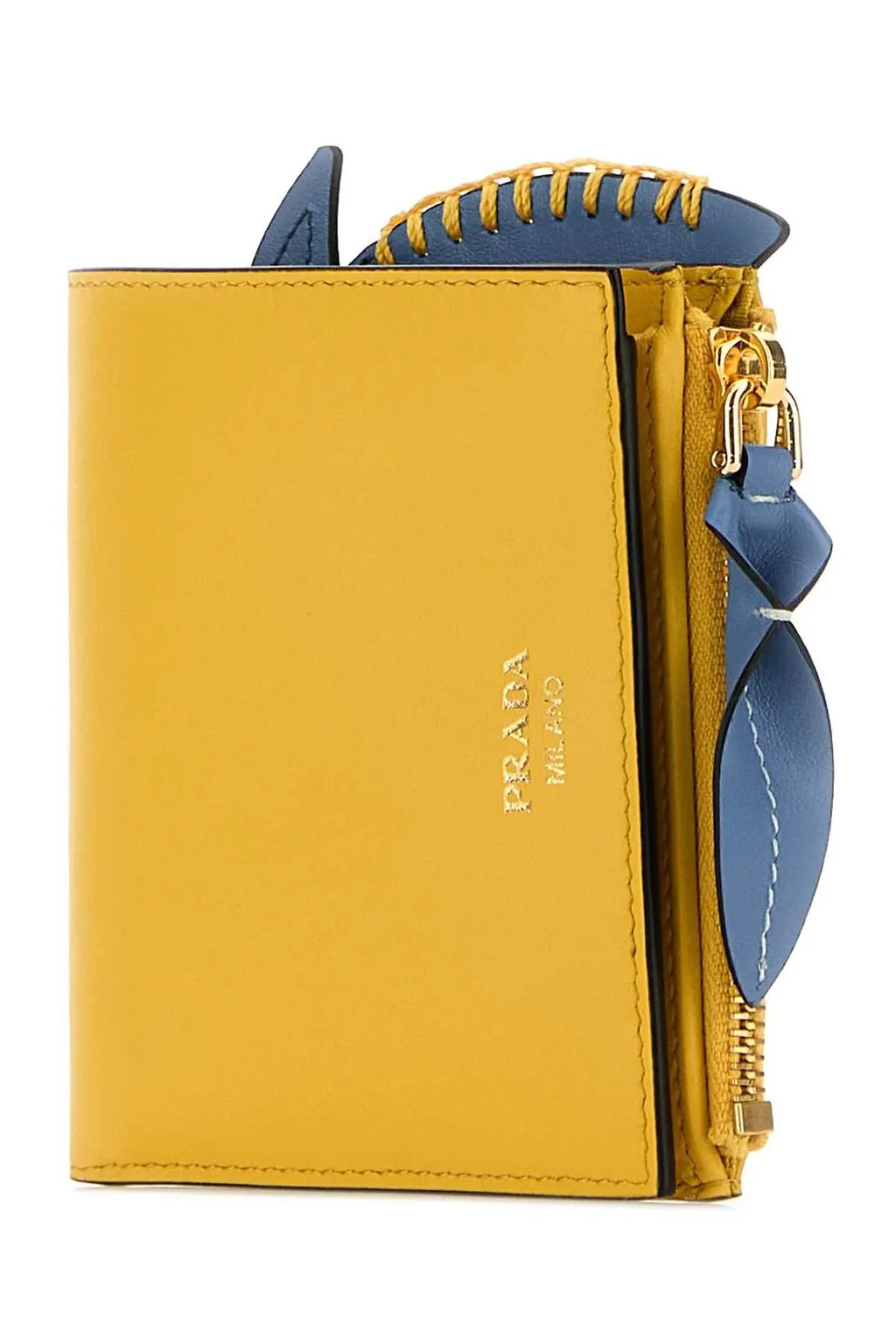 Prada Animal Appliqué Zip Wallet