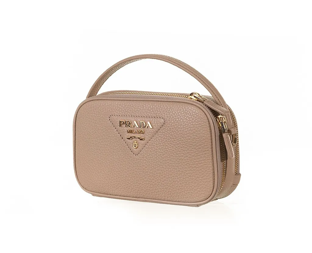 Prada Bandoliera Logo Plaque Crossbody Bag