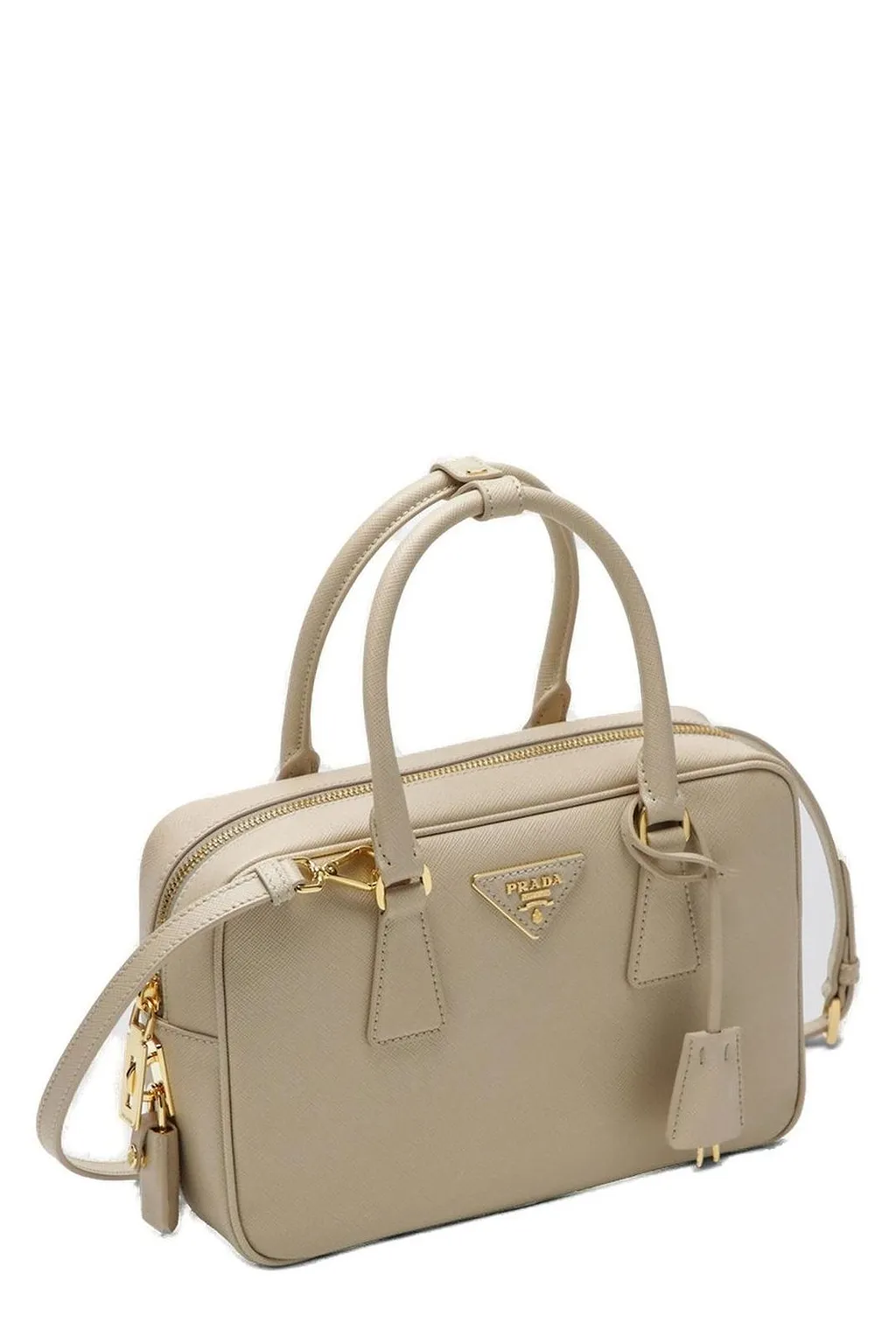 Prada Zip-Up Small Tote Bag