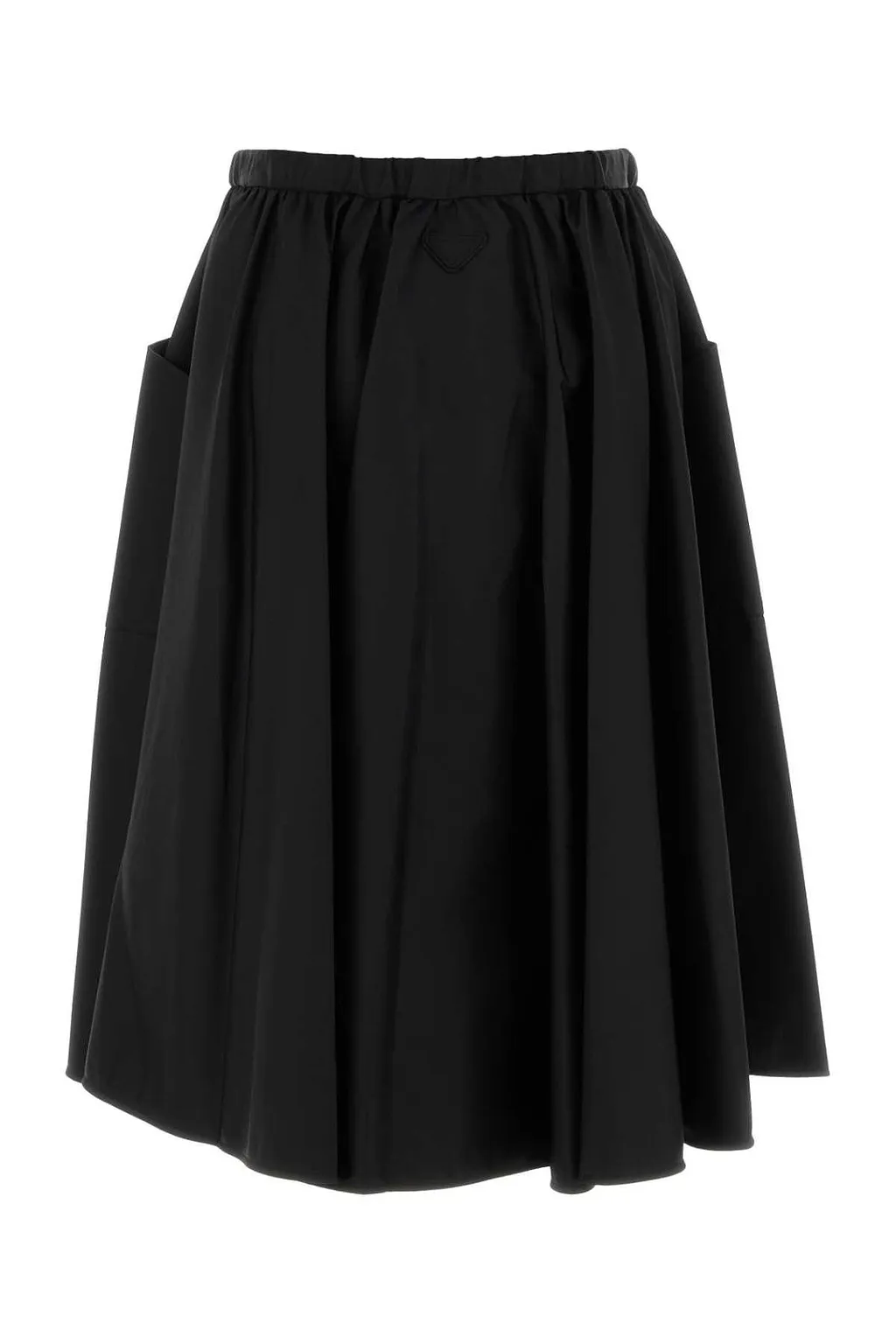 Prada Belted Pleated Skirt