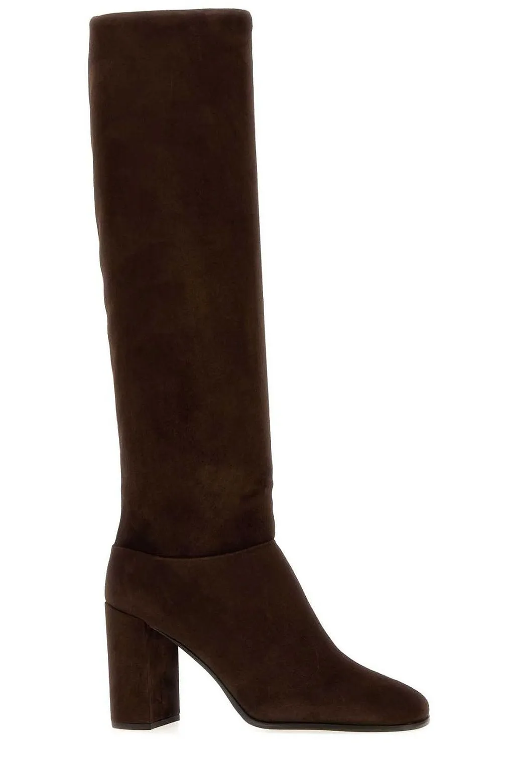Prada Block Heel Knee-High Boots